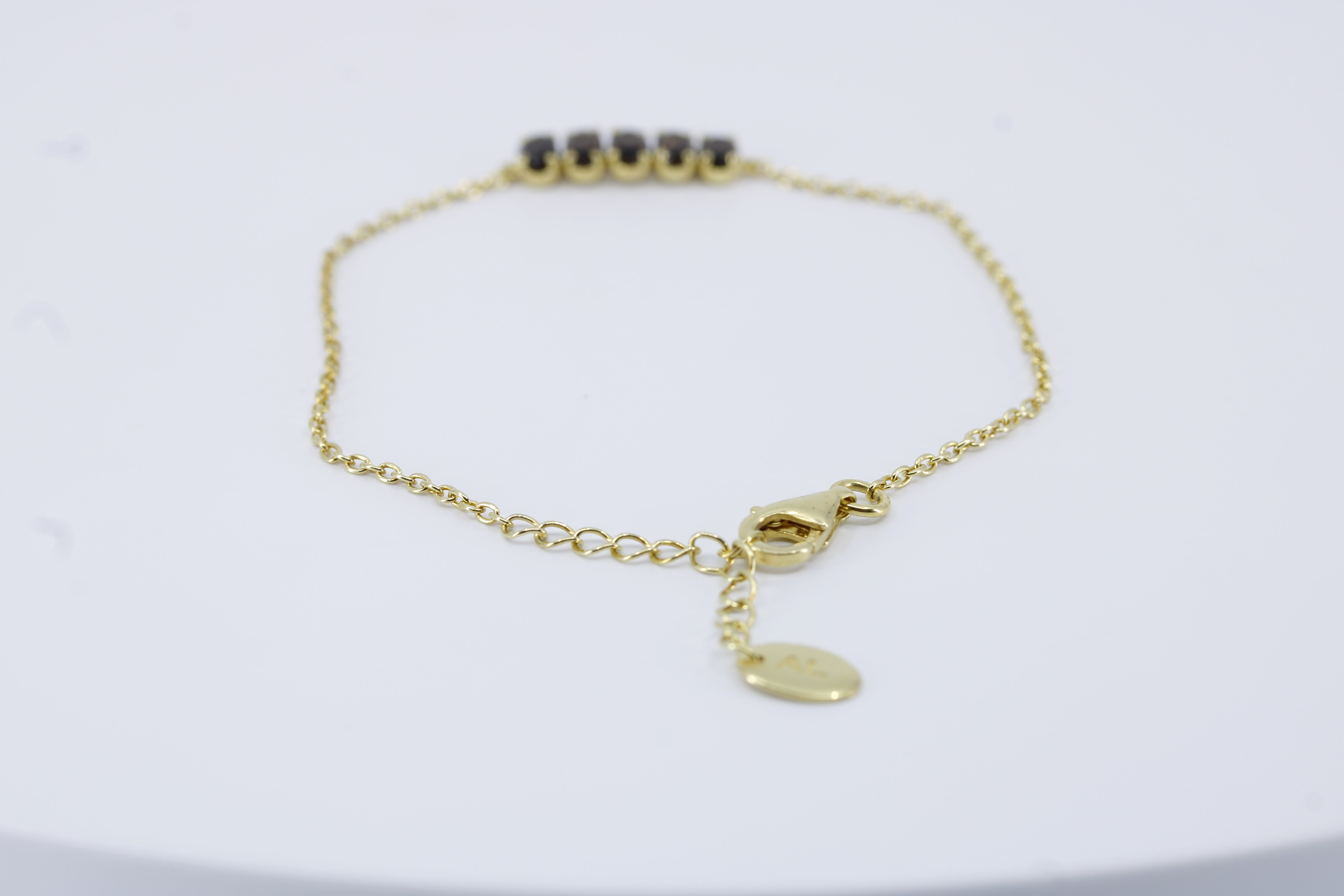 High Line Smoky Quartz Bar Bracelet