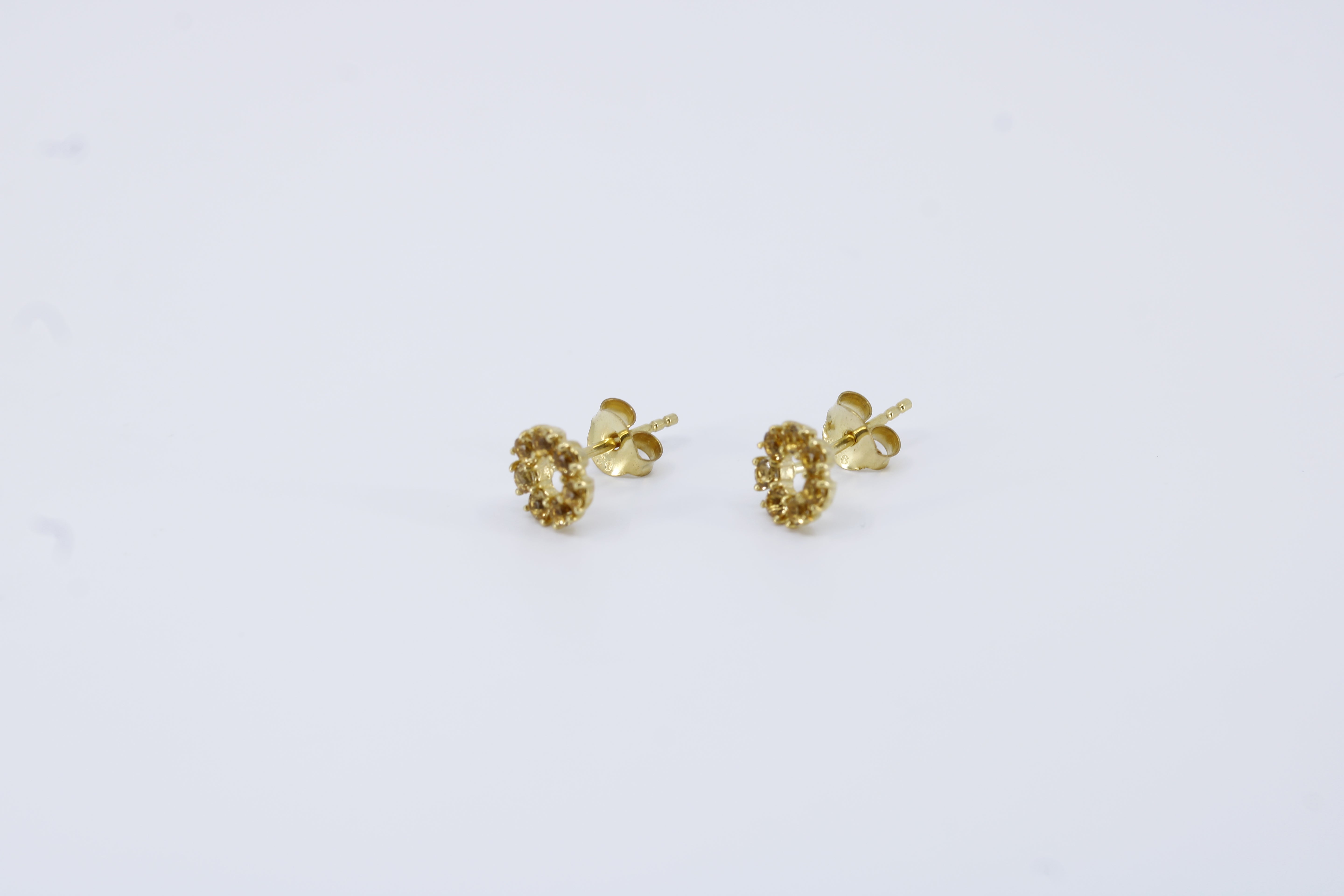 Salina 18K Gold Vermeil Earrings with Citrine