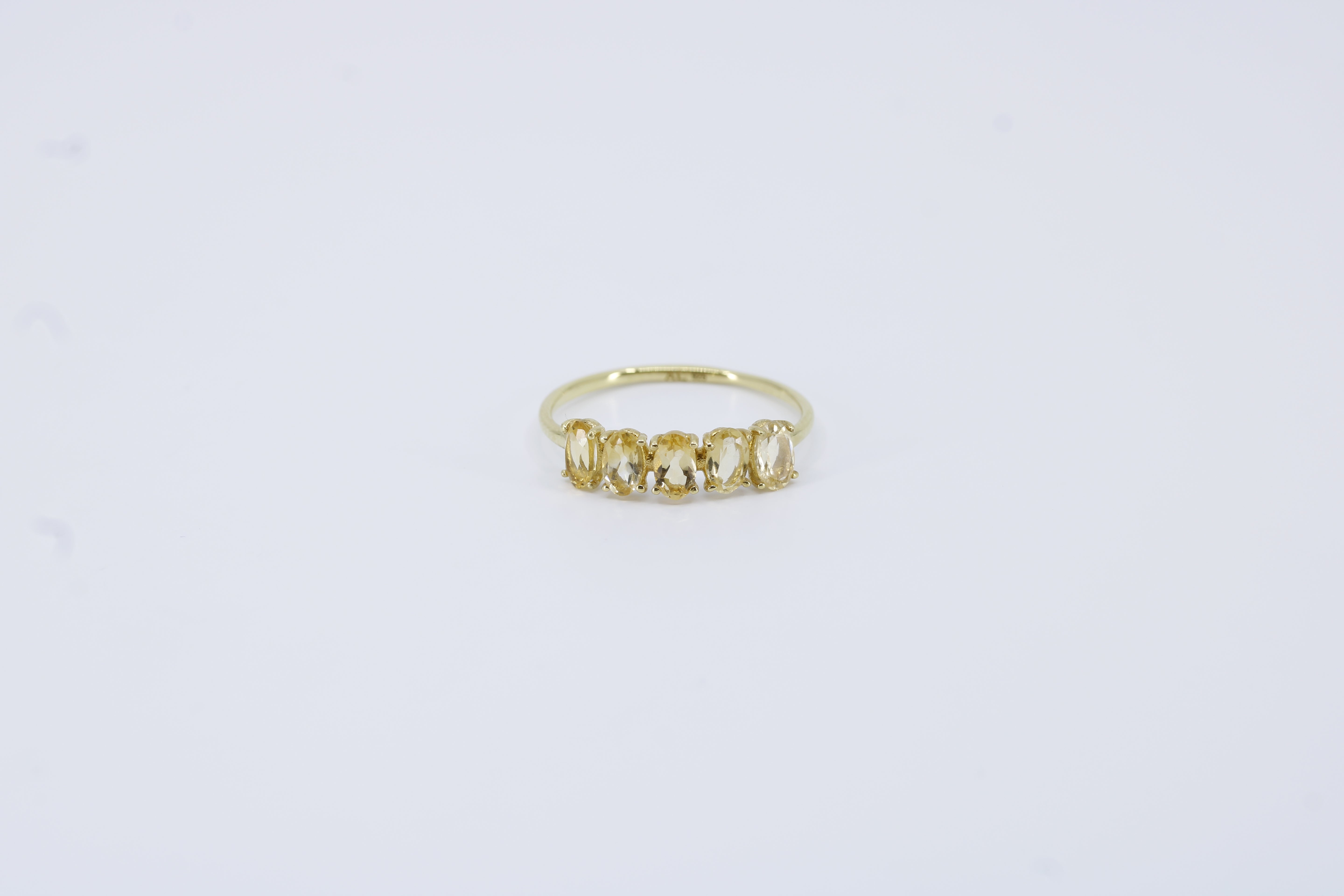High Line Citrine Bar Ring
