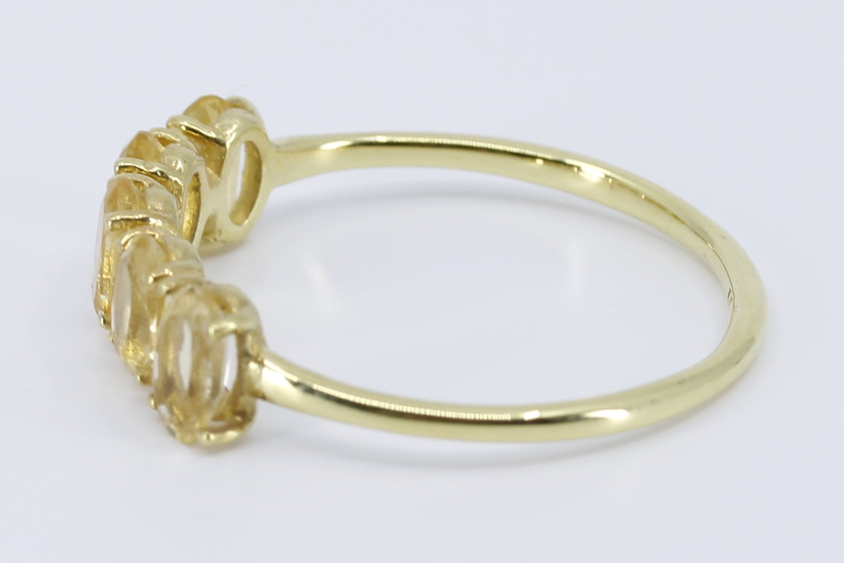 AURORA Citrine Bar Ring