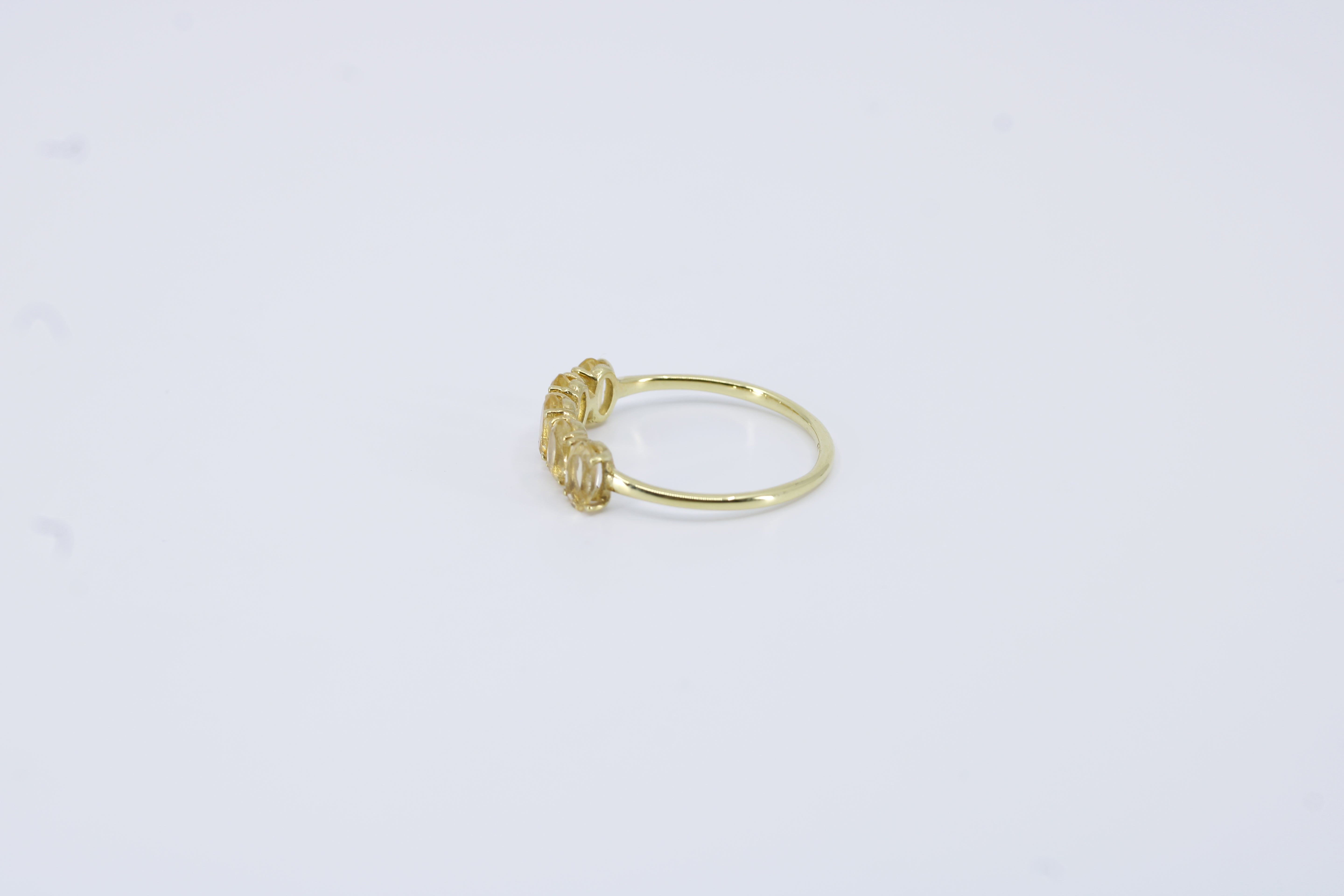High Line Citrine Bar Ring