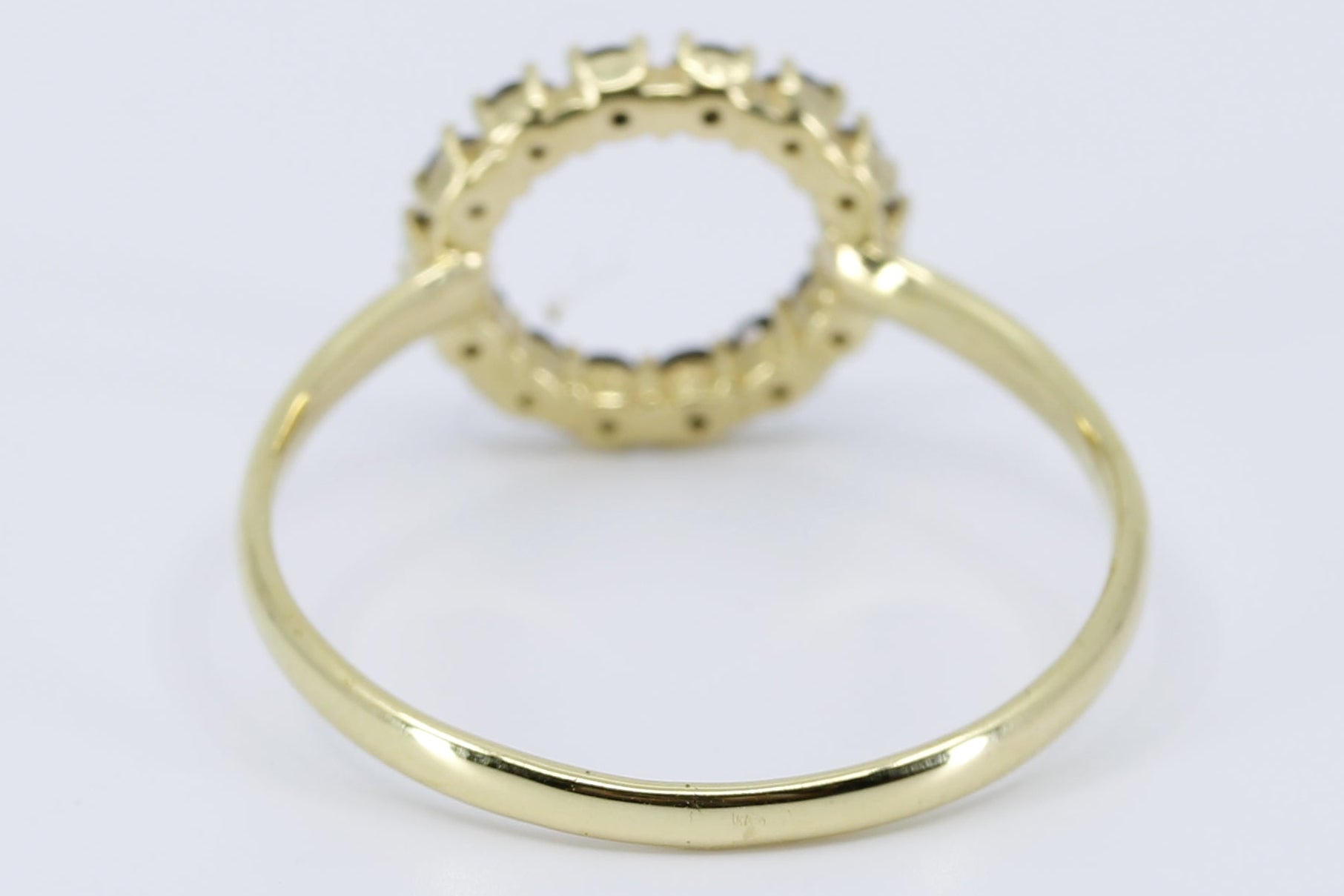 HARMONIA Band Ring with Smoky Quartz