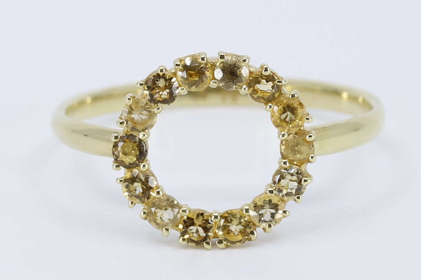 HARMONIA Band Ring with Citrine