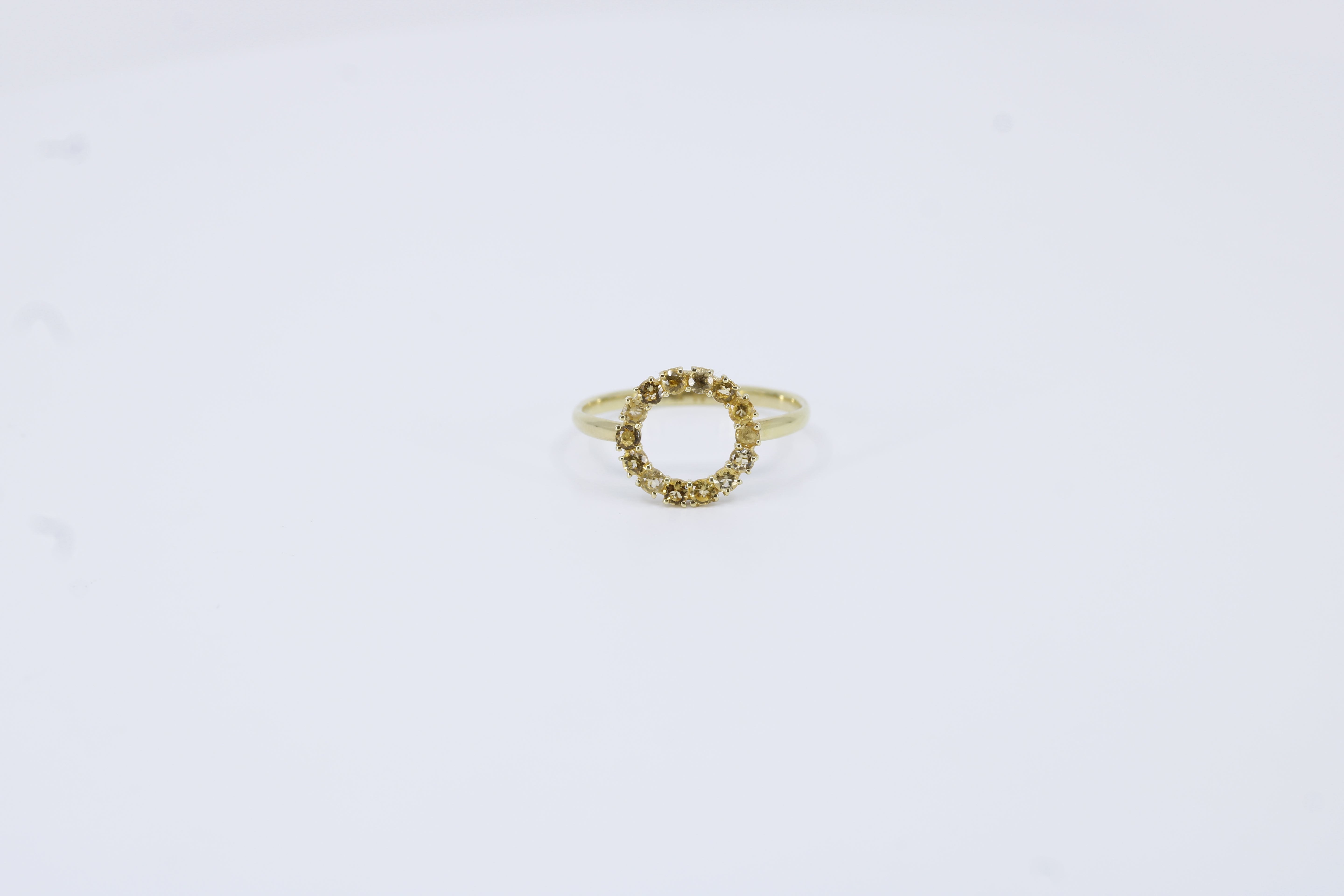 Salina Band Ring with Citrine