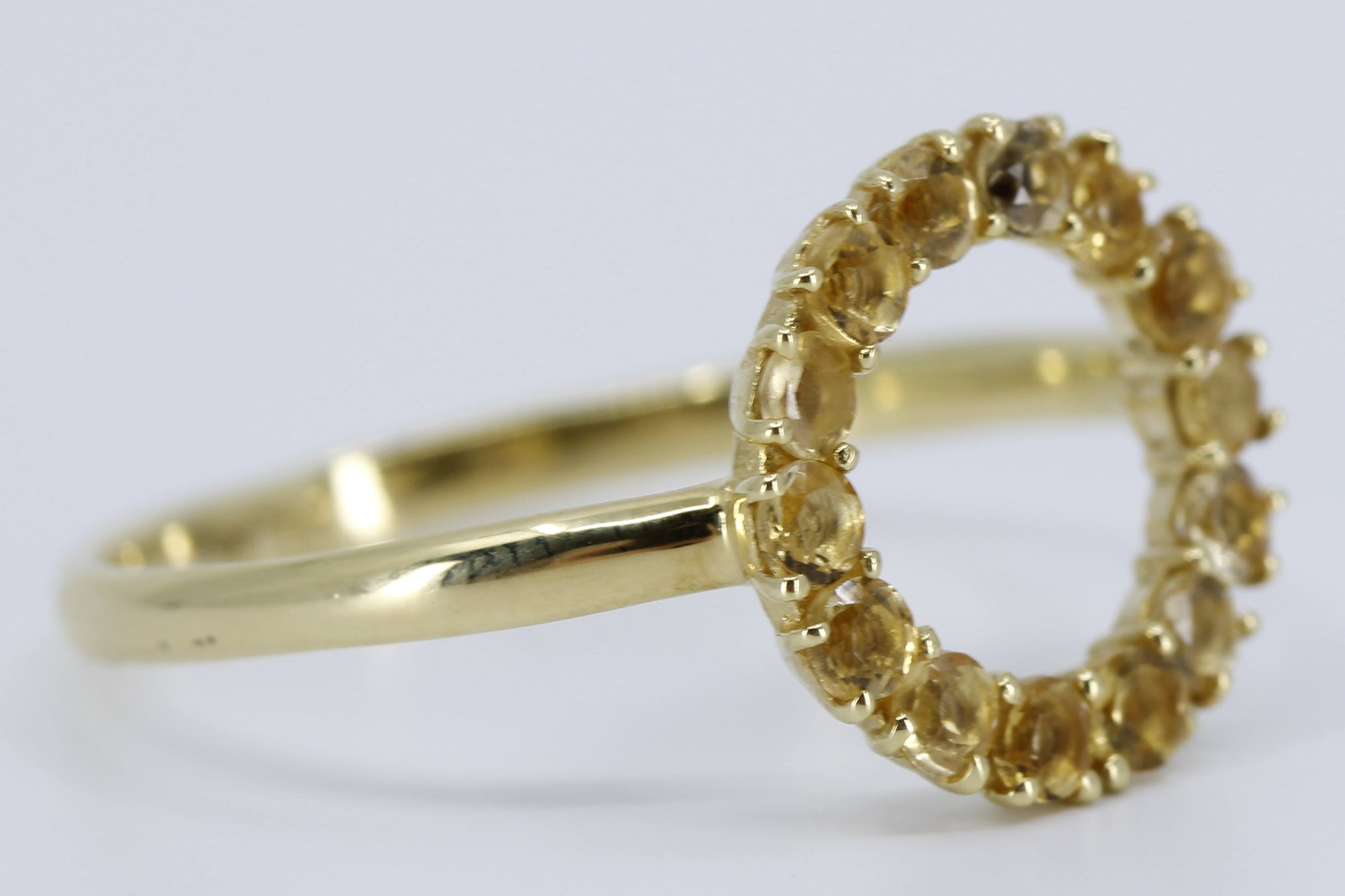HARMONIA Band Ring with Citrine