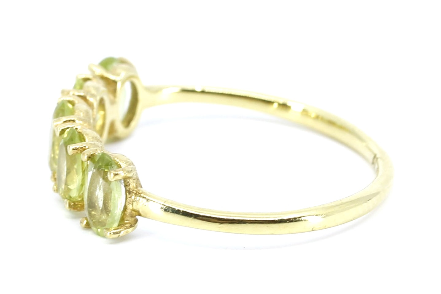 AURORA Peridot Bar Ring