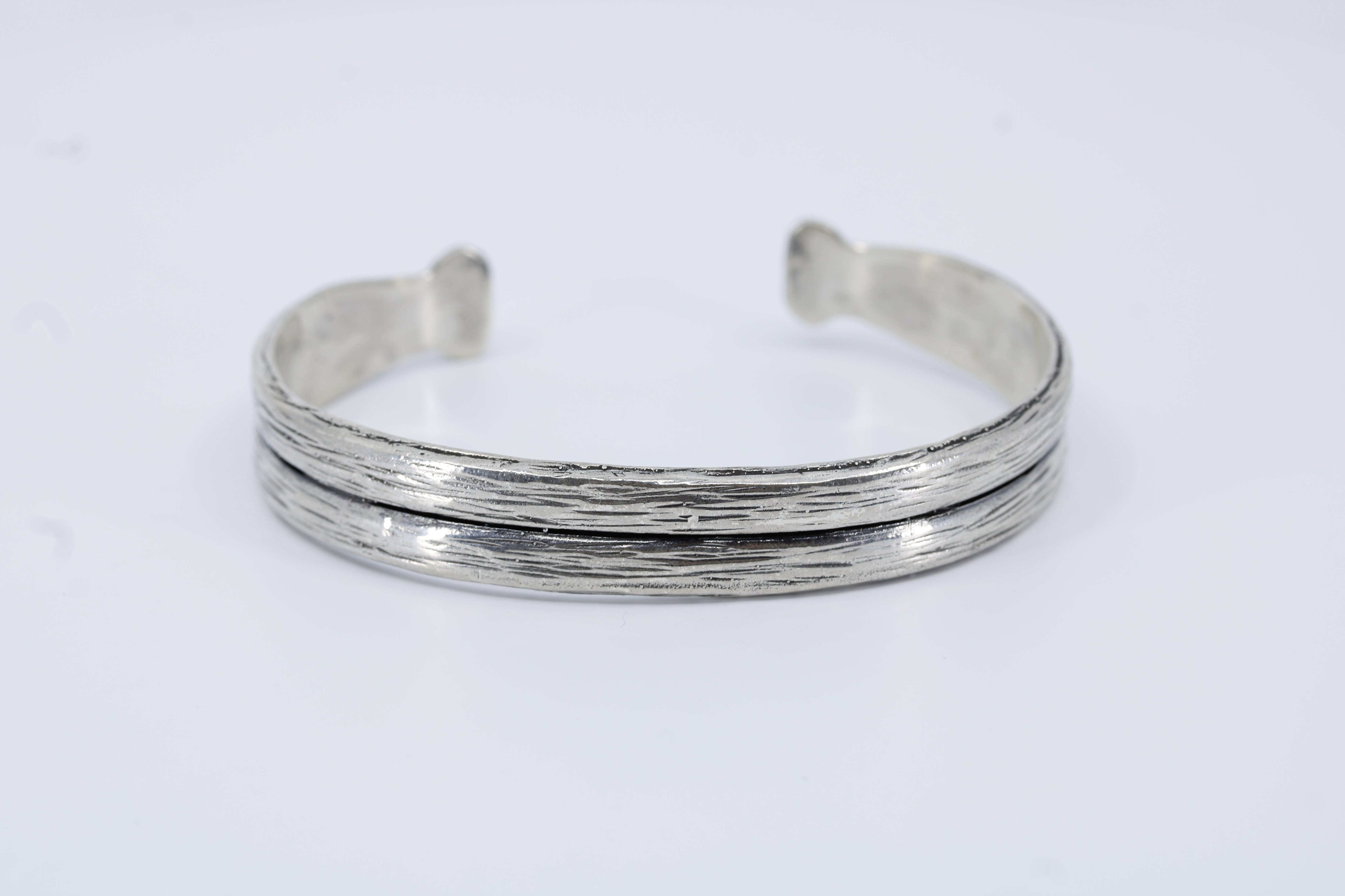 AL CANAL Two Row Cuff Bracelet