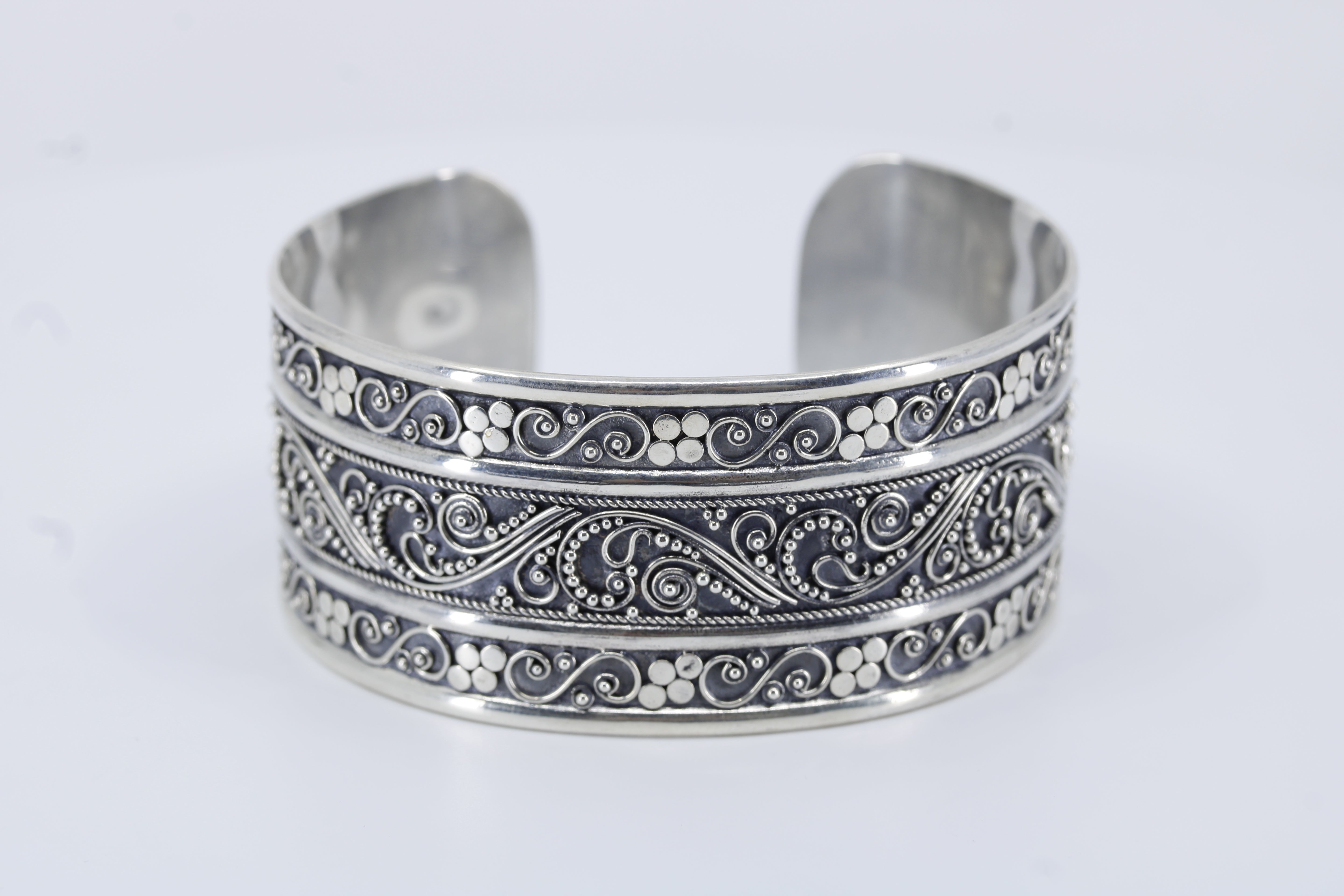 Casa Bali Engraved Cuff Bracelet