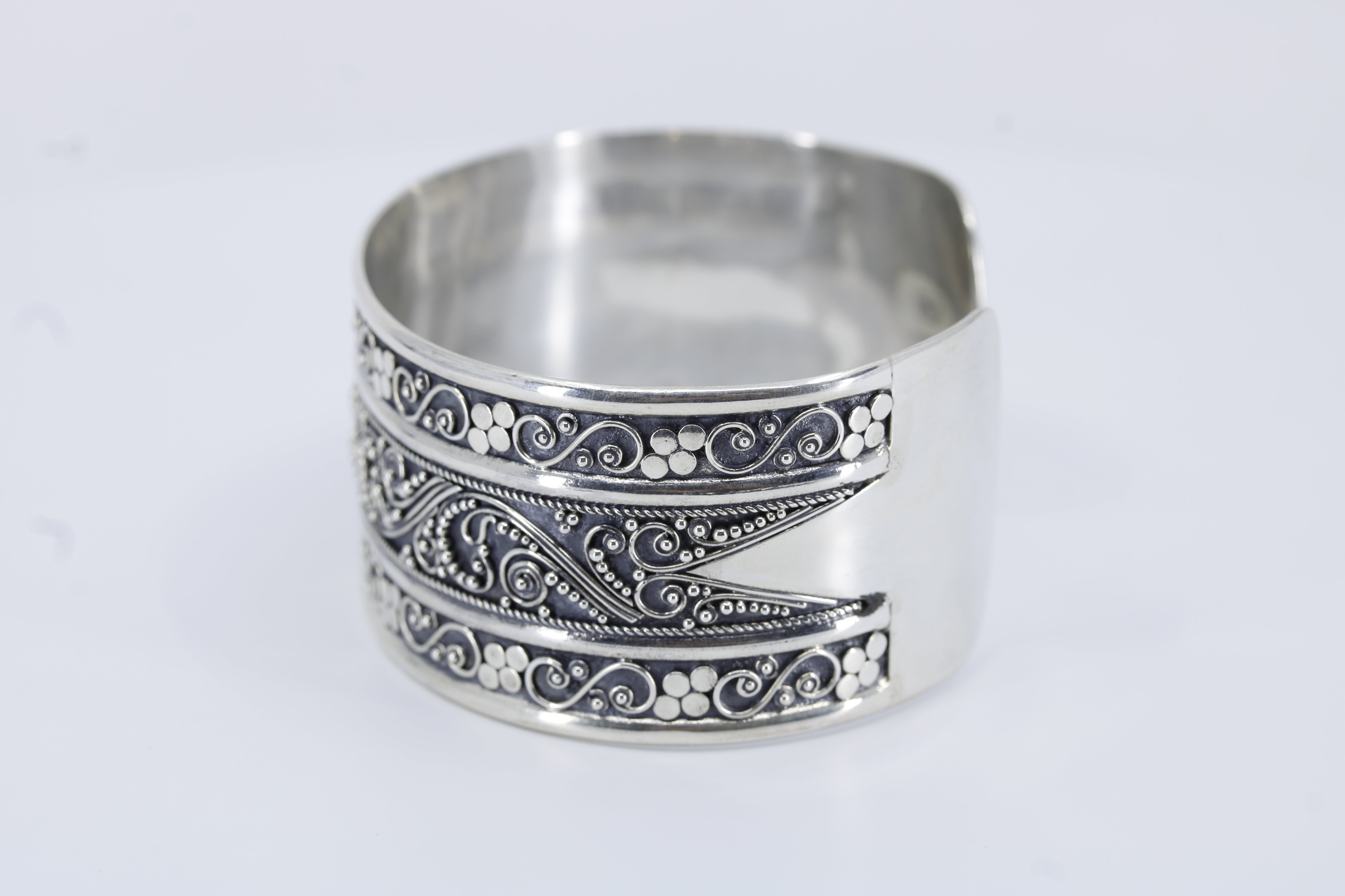 Casa Bali Engraved Cuff Bracelet