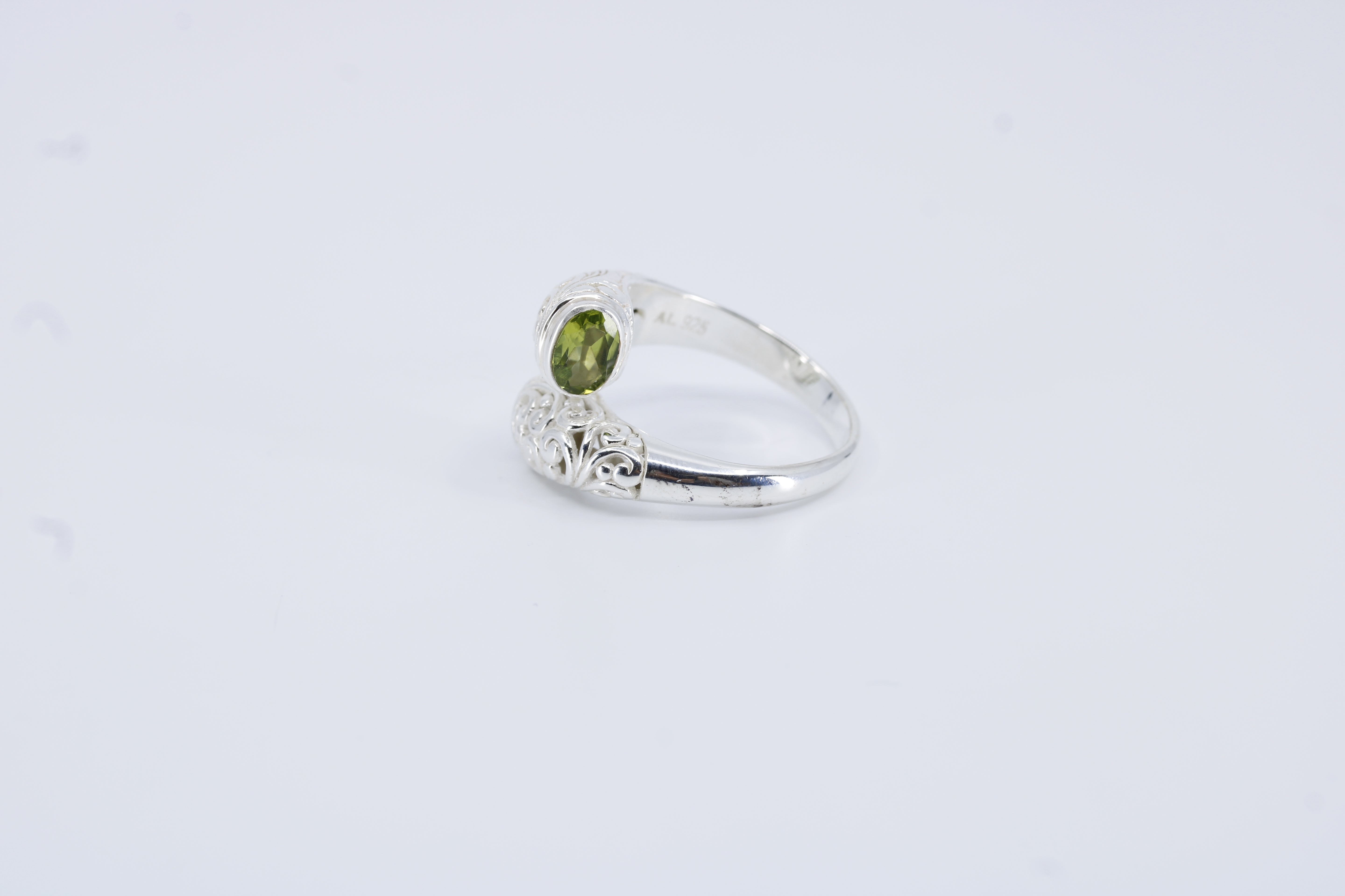 Casa Bali Peridot Bypass Ring