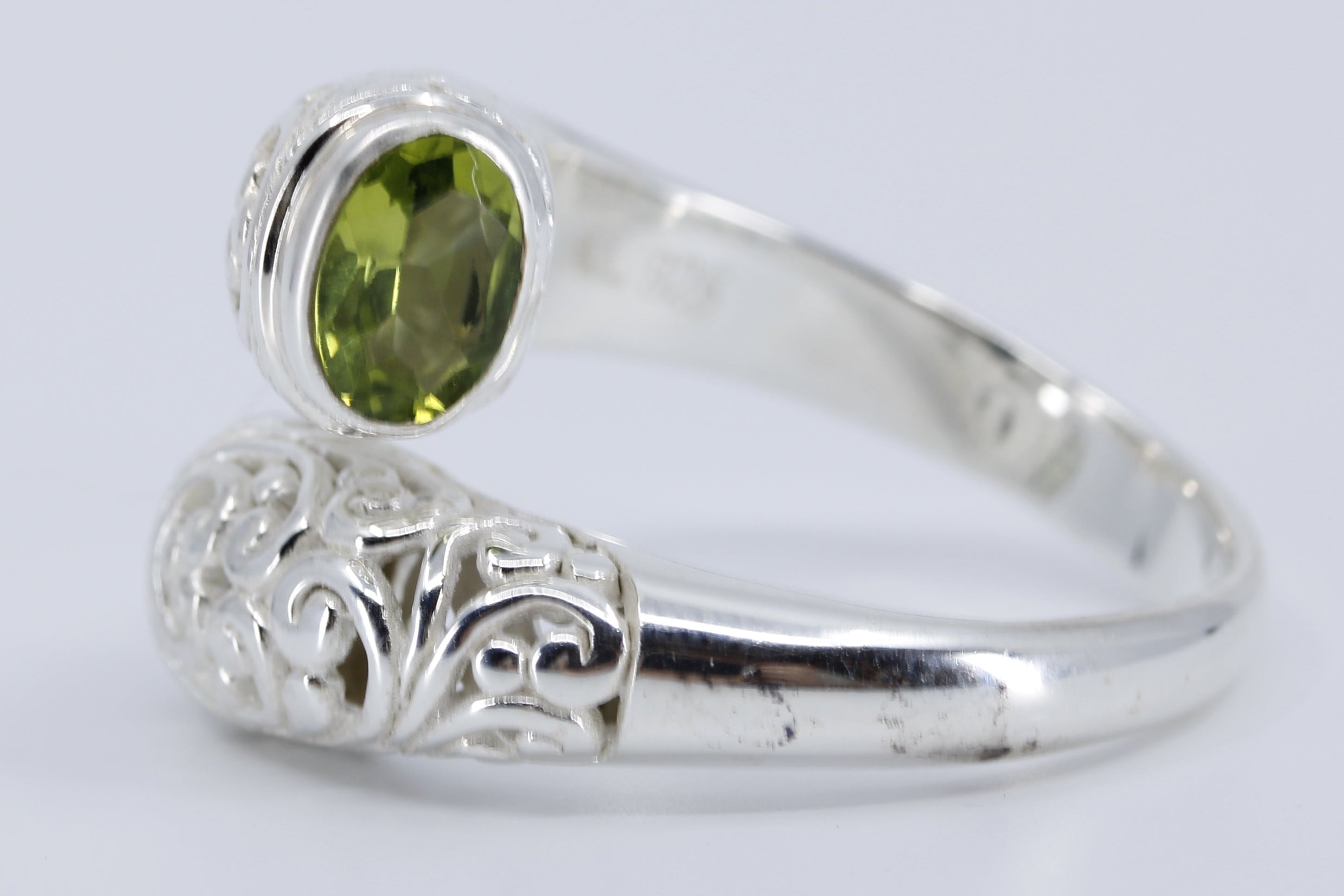 ALBA  Peridot Bypass Ring
