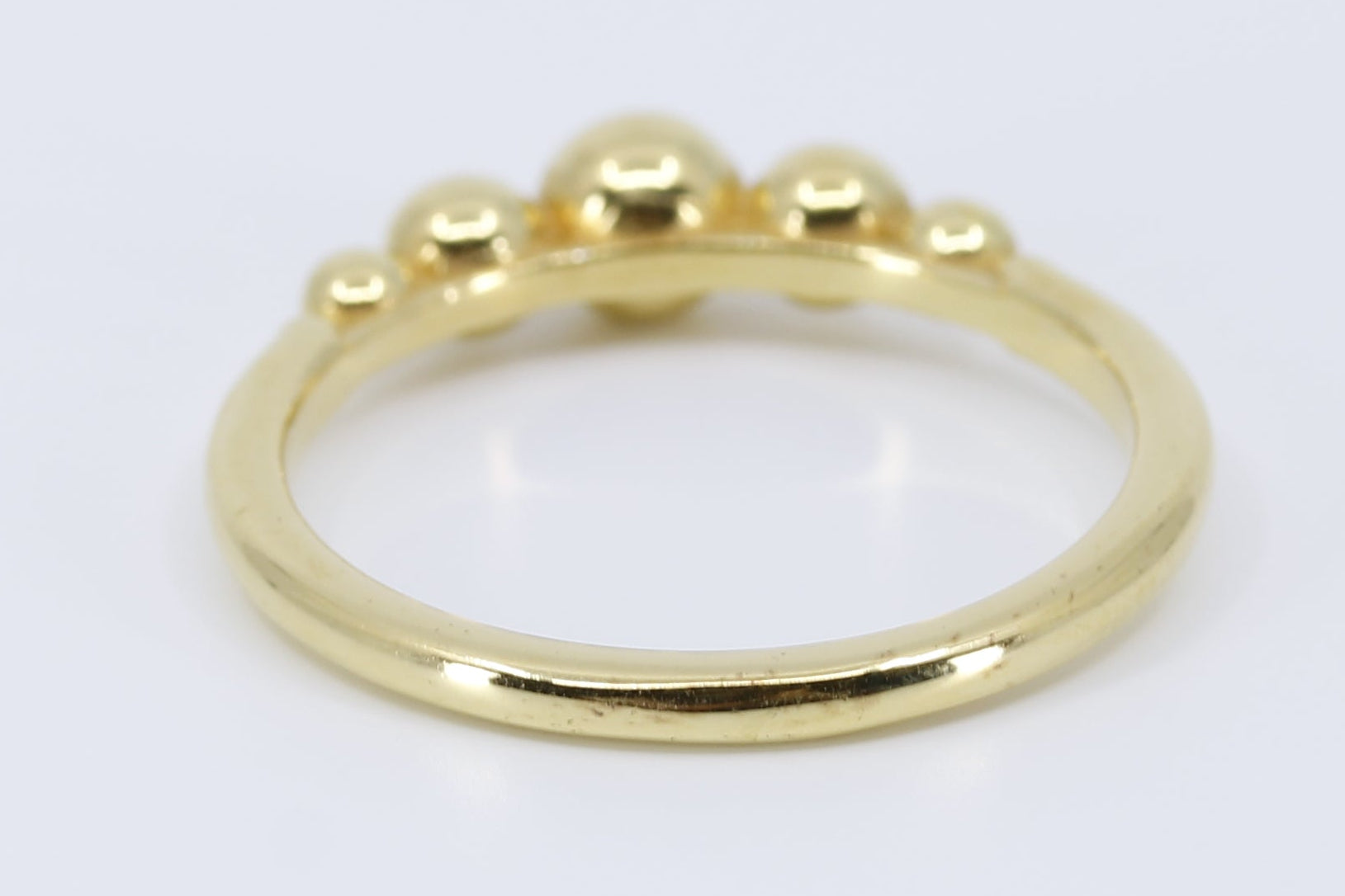 ASCENT  18K Gold Vermeil Beaded Band Ring