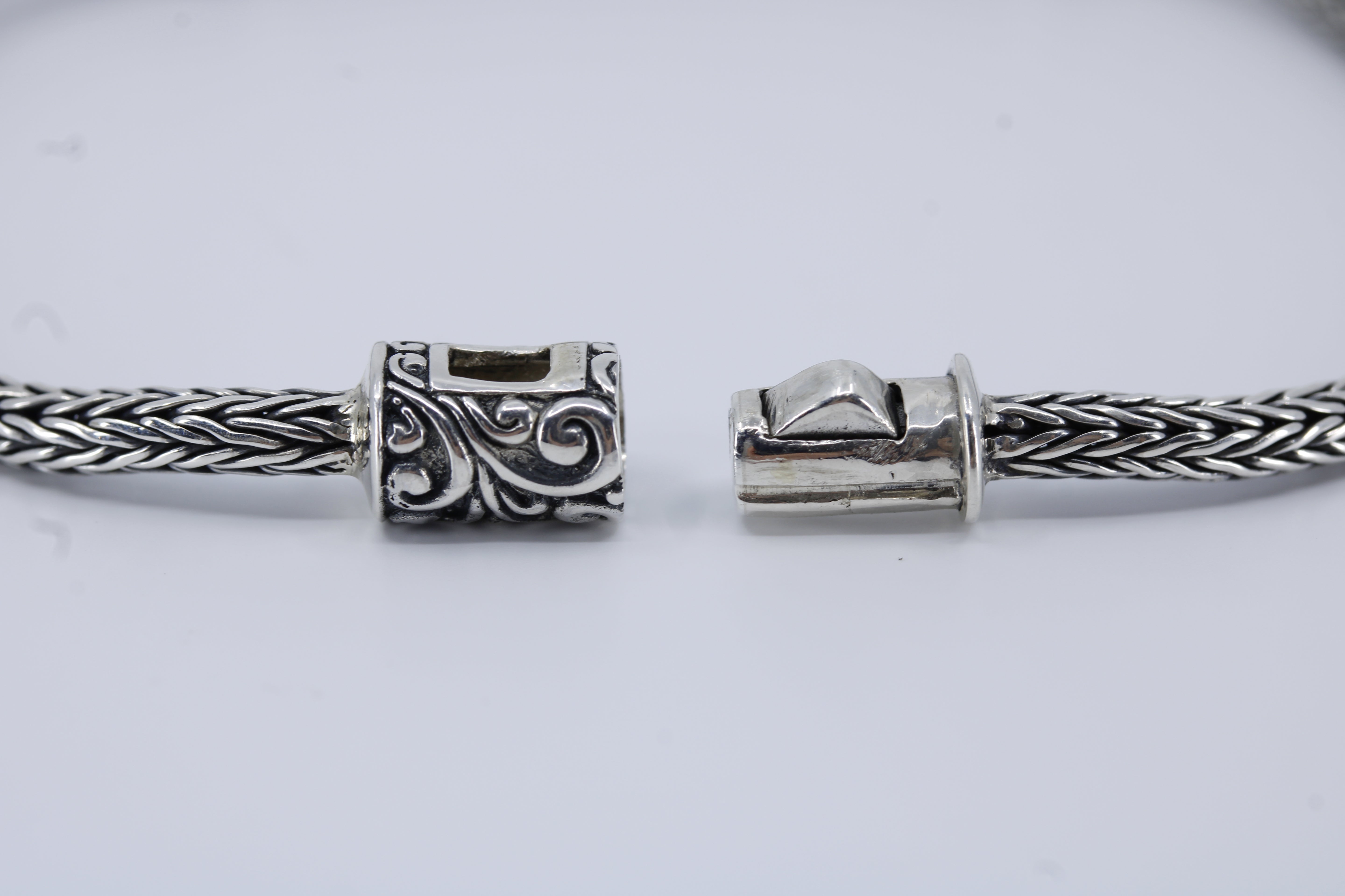 Casa Bali Woven Station Bracelet with 18K Gold Detail