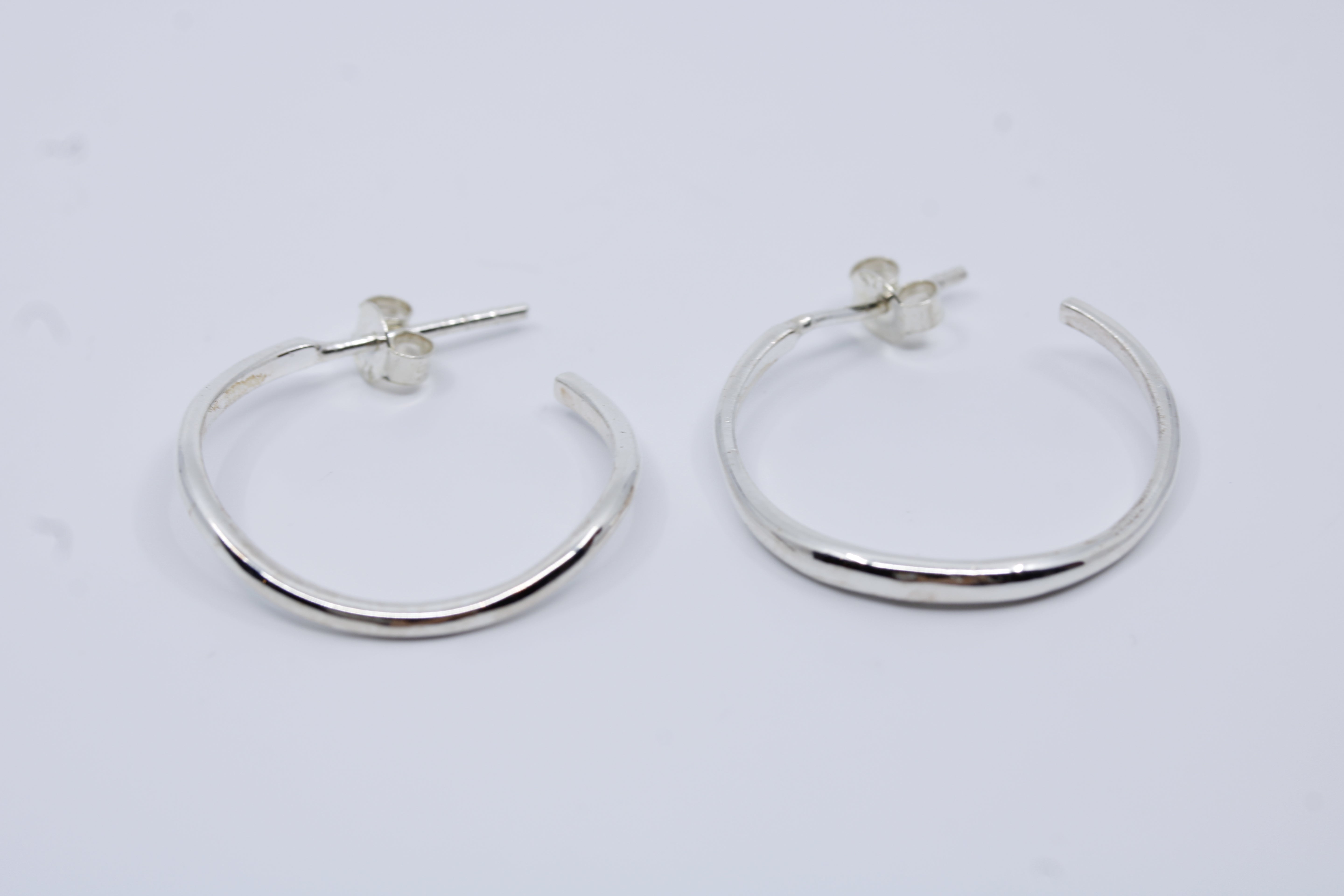 Linea Sculpted Half Hoop Earrings