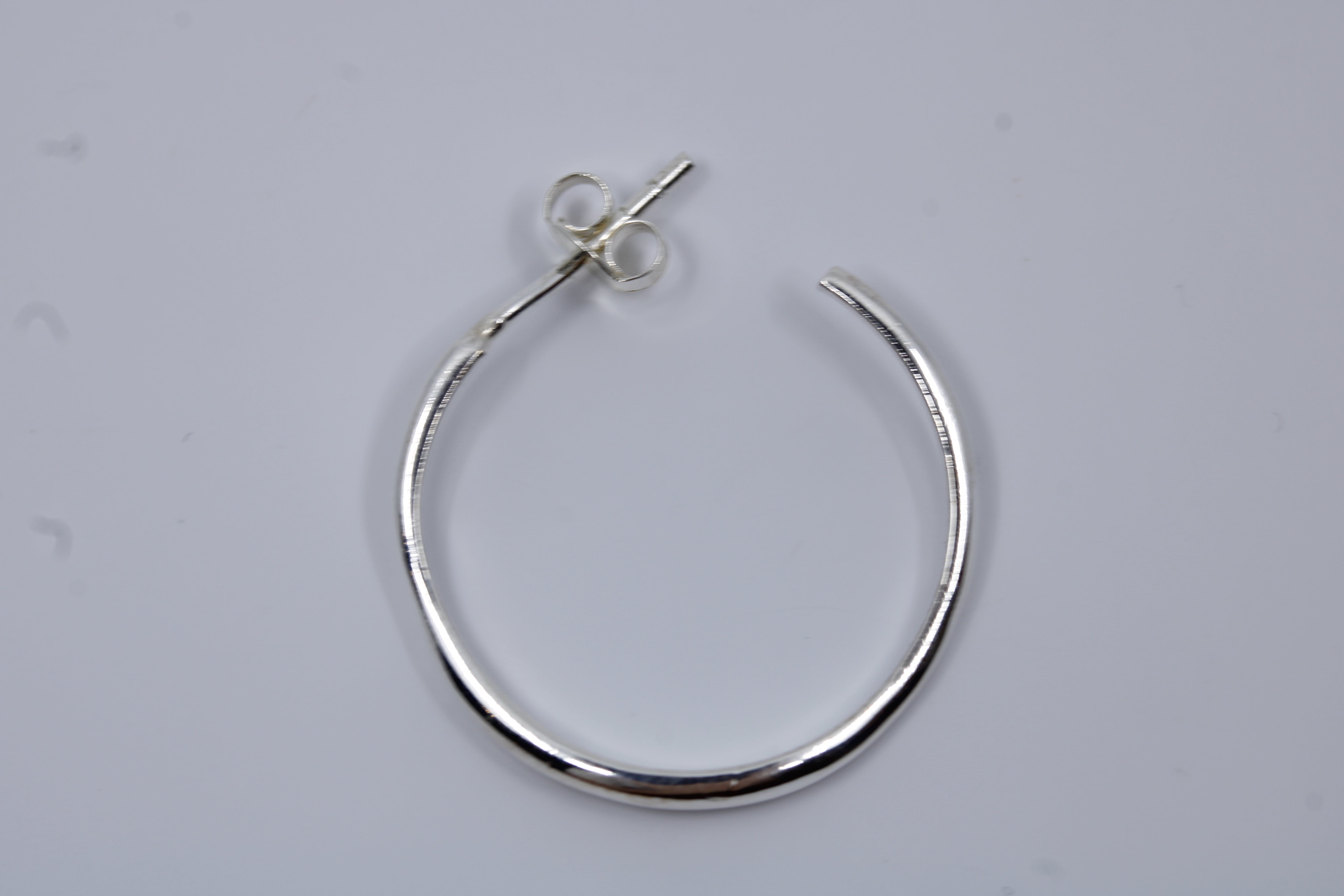 Linea Sculpted Half Hoop Earrings