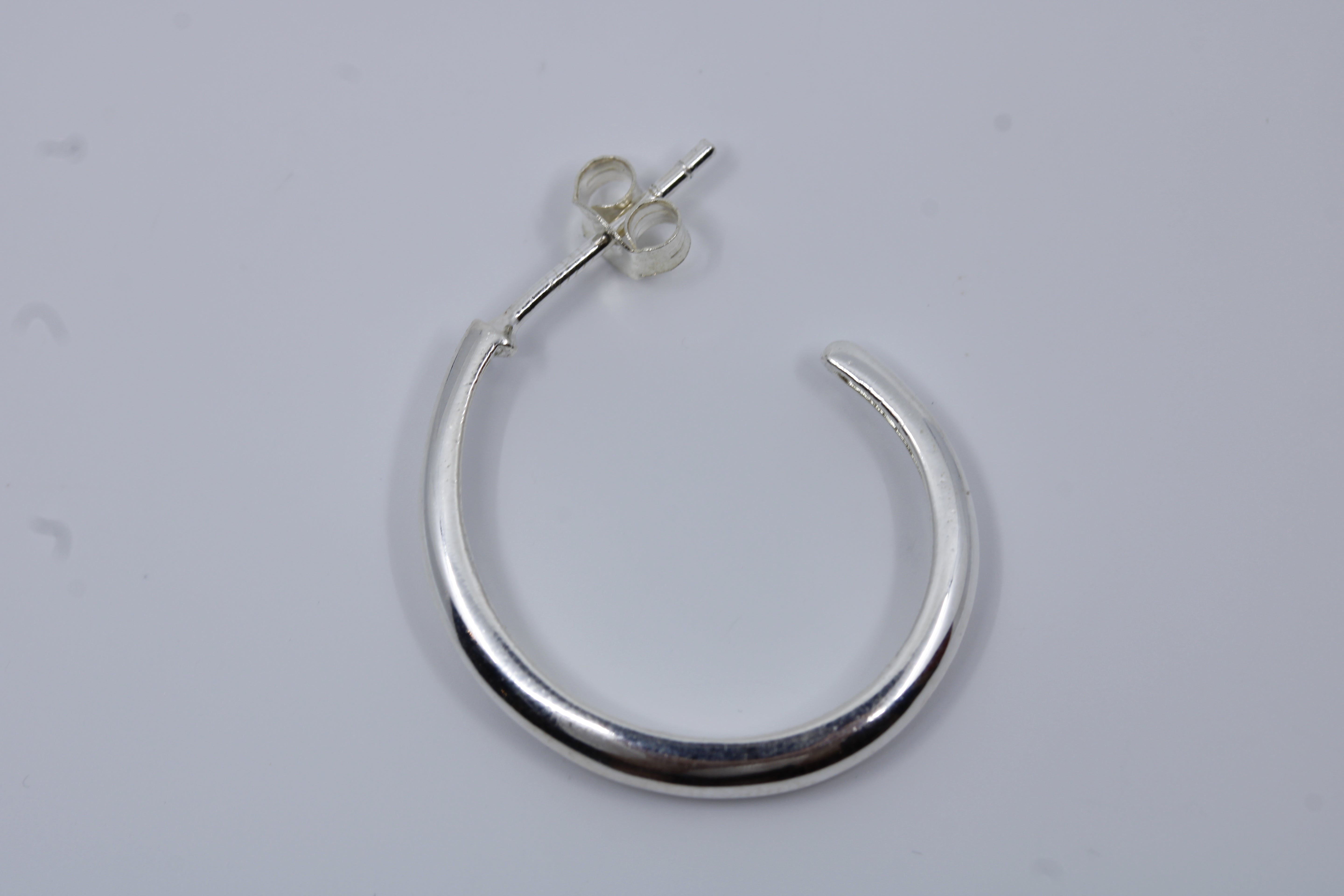 Linea Half Hoop Earrings