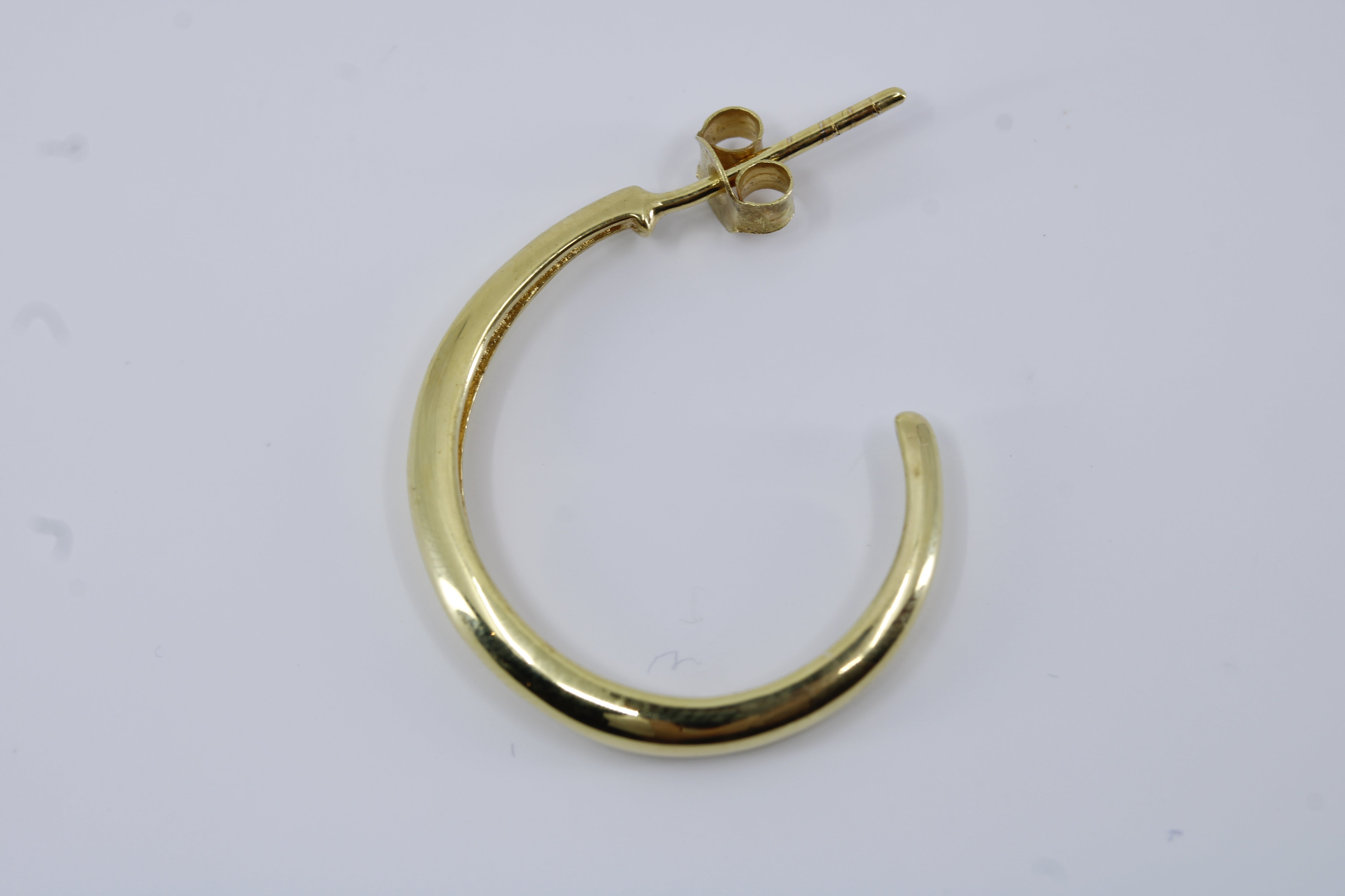 Linea 18K Gold Vermeil Half Hoop Earrings