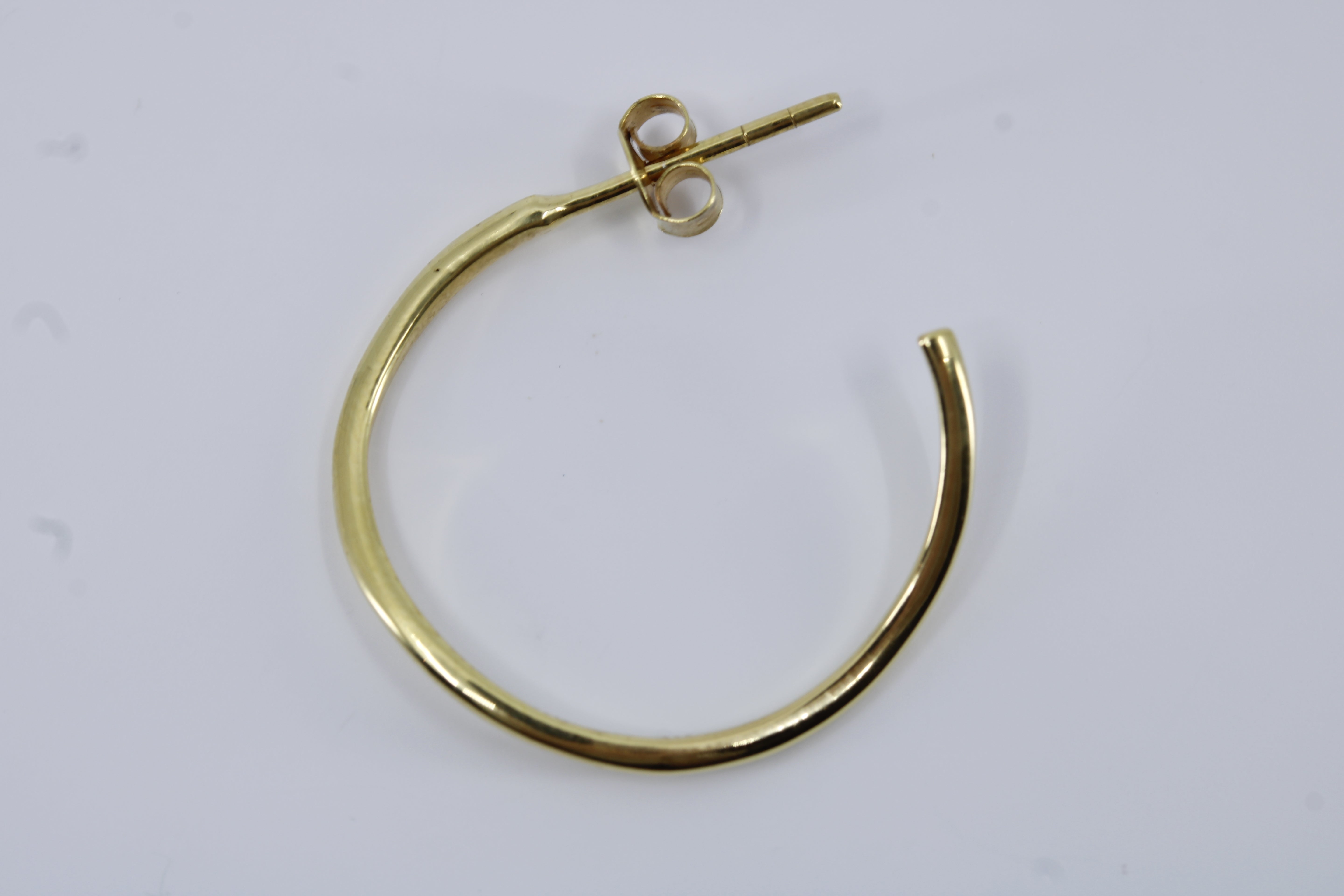 Linea 18K Gold Vermeil Sculpted Half Hoop Earrings