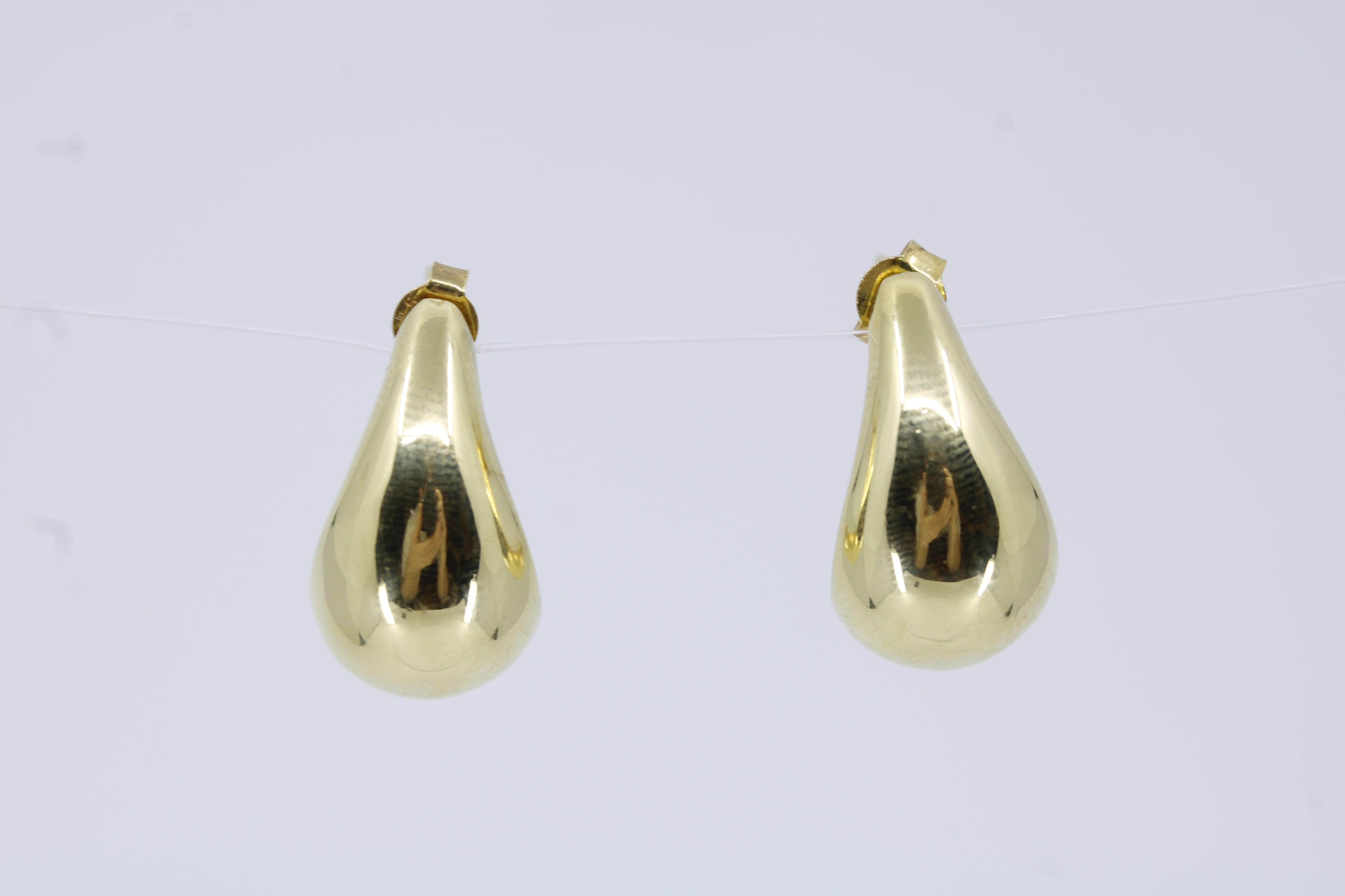Linea 18K Gold Vermeil Teardrop Hoop Earrings