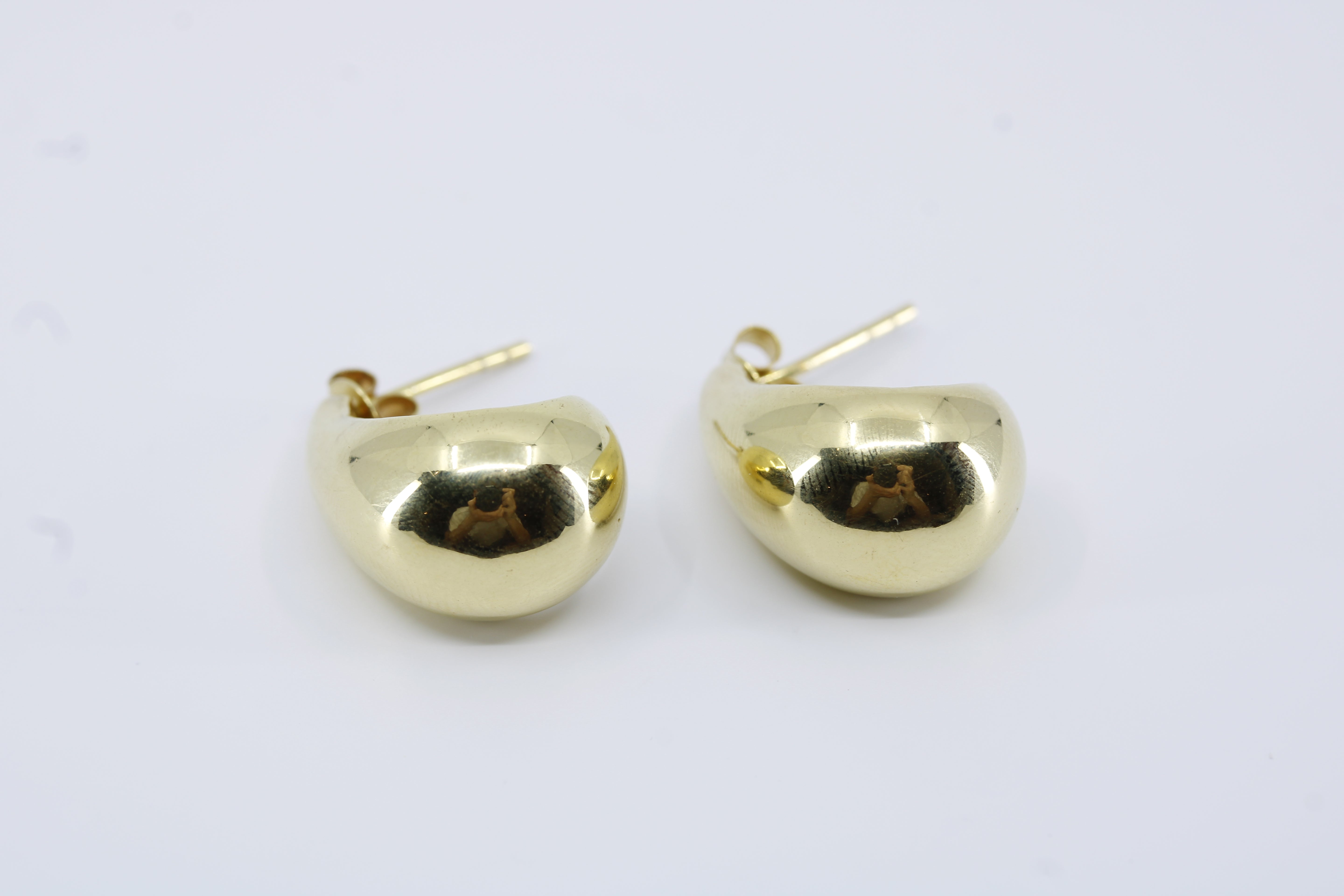Linea 18K Gold Vermeil Teardrop Hoop Earrings