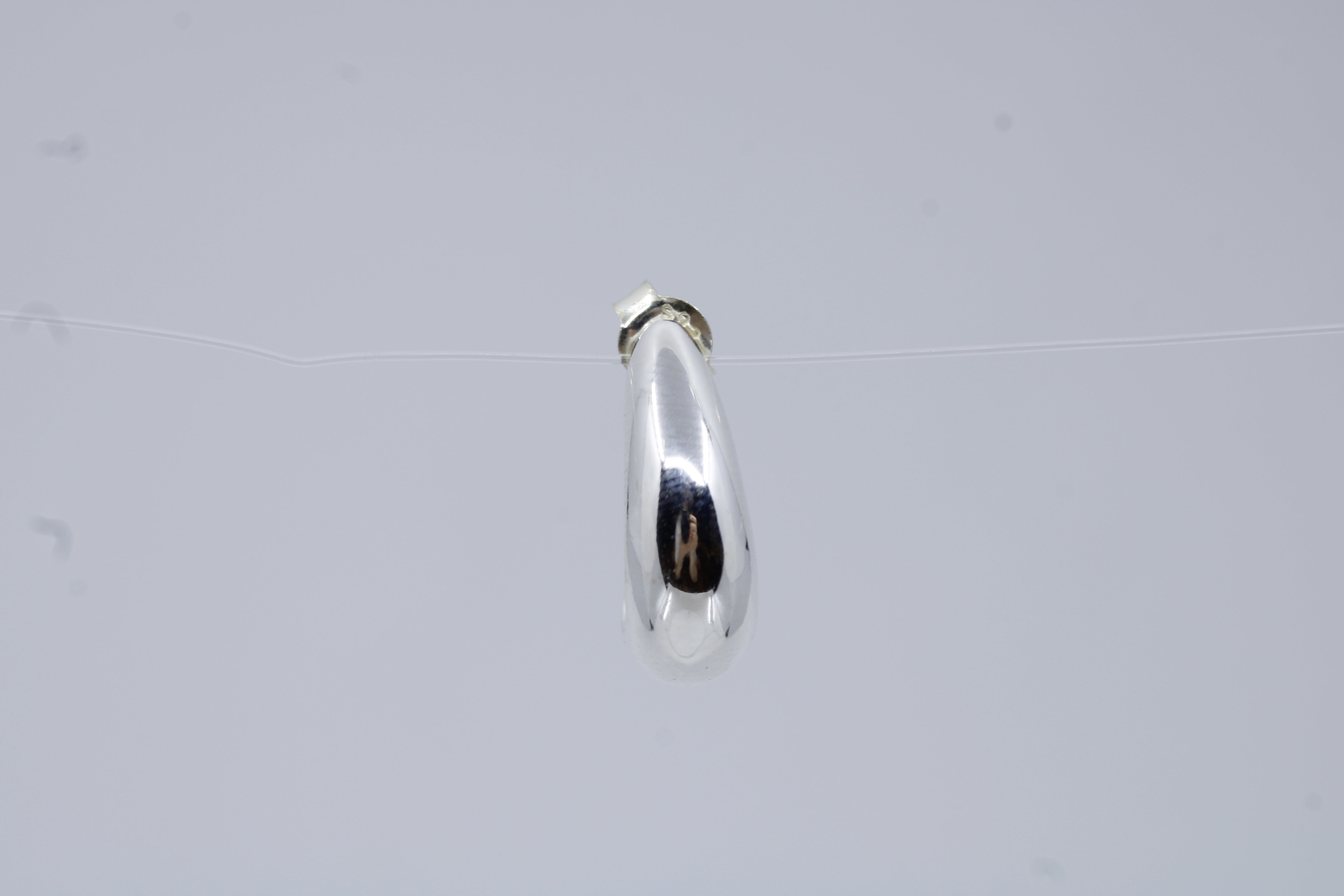 Linea Teardrop Huggie Hoop Earrings