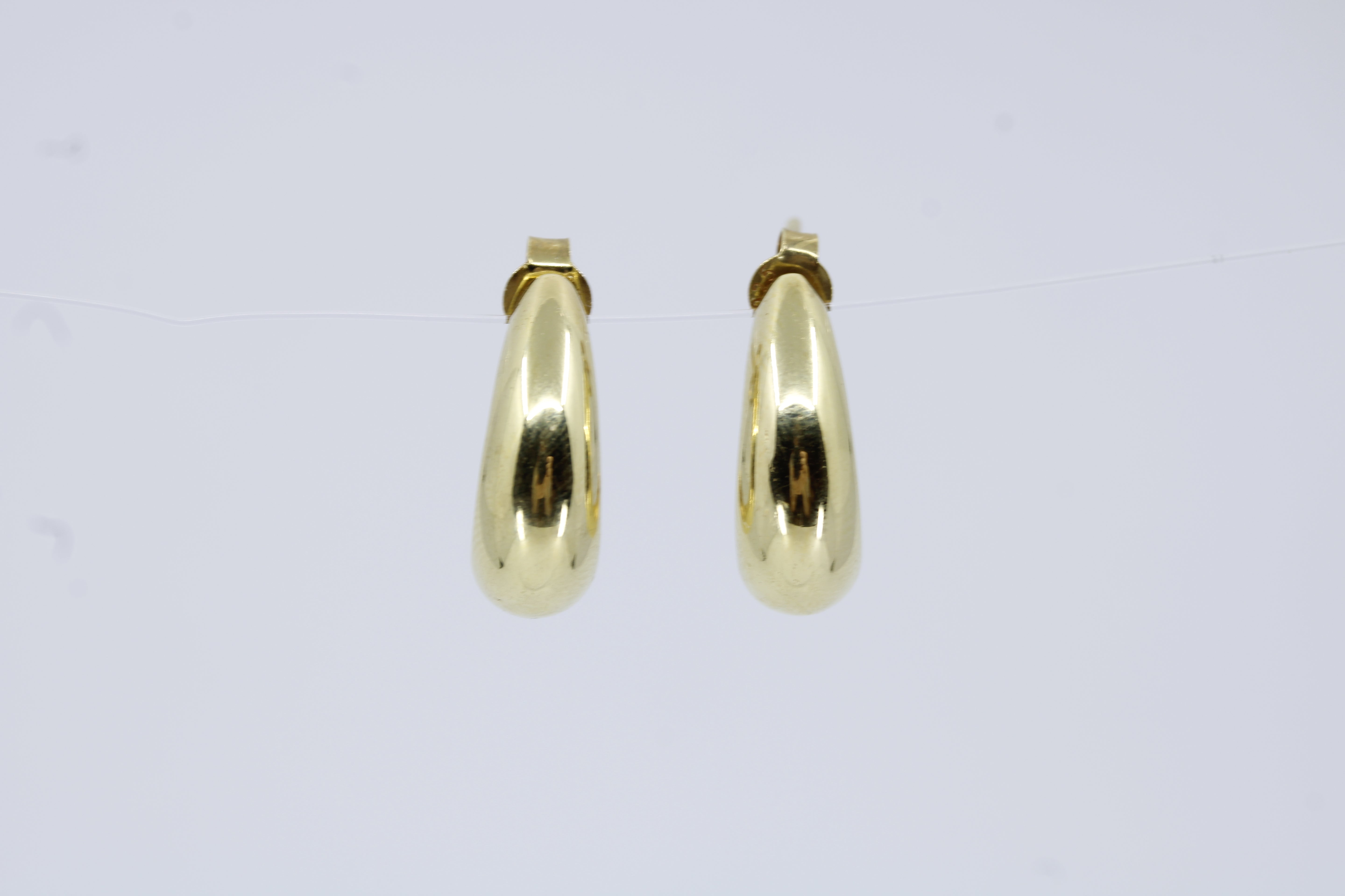 Linea 18K Gold Vermeil Teardrop Huggie Hoop Earrings