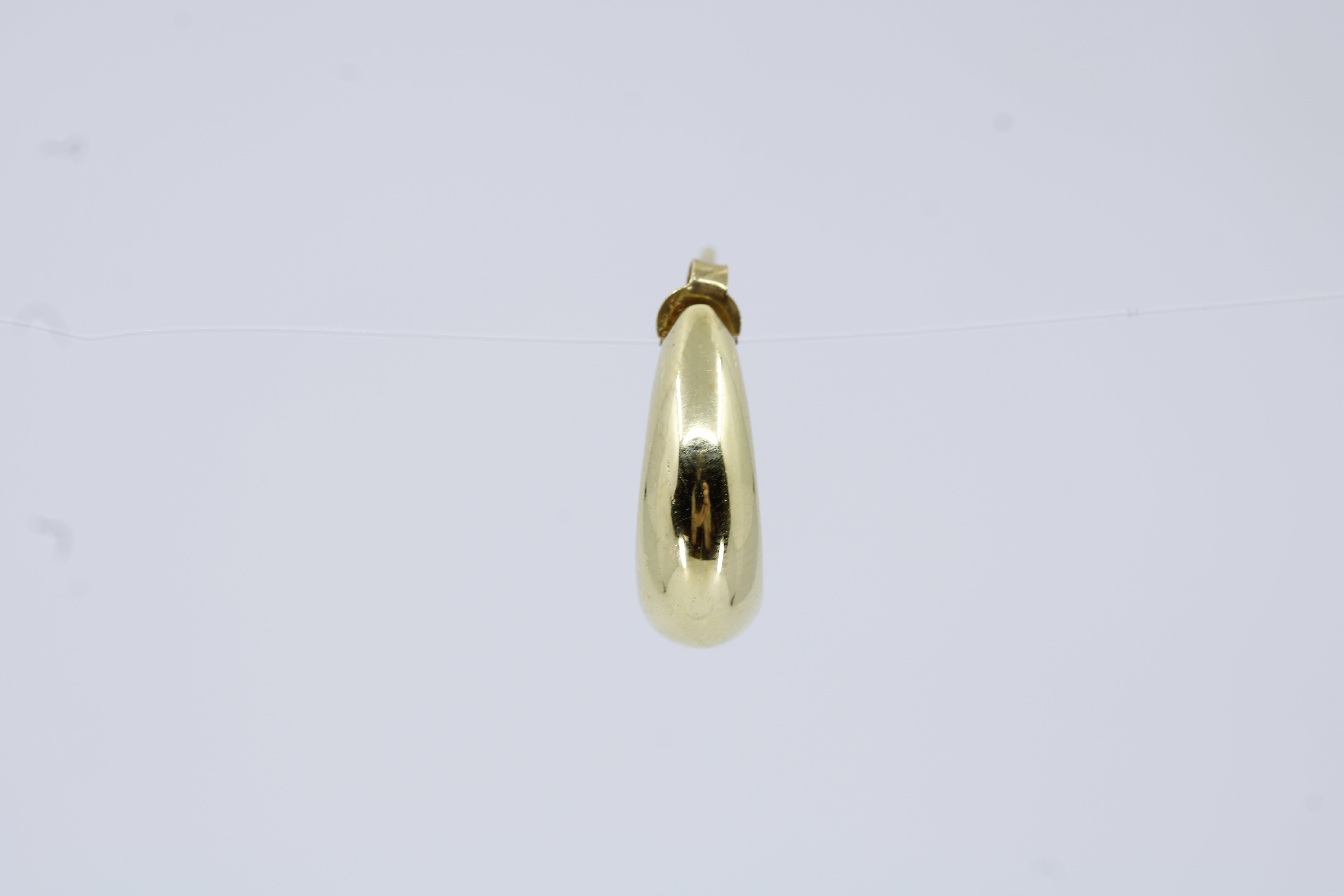 Linea 18K Gold Vermeil Teardrop Huggie Hoop Earrings