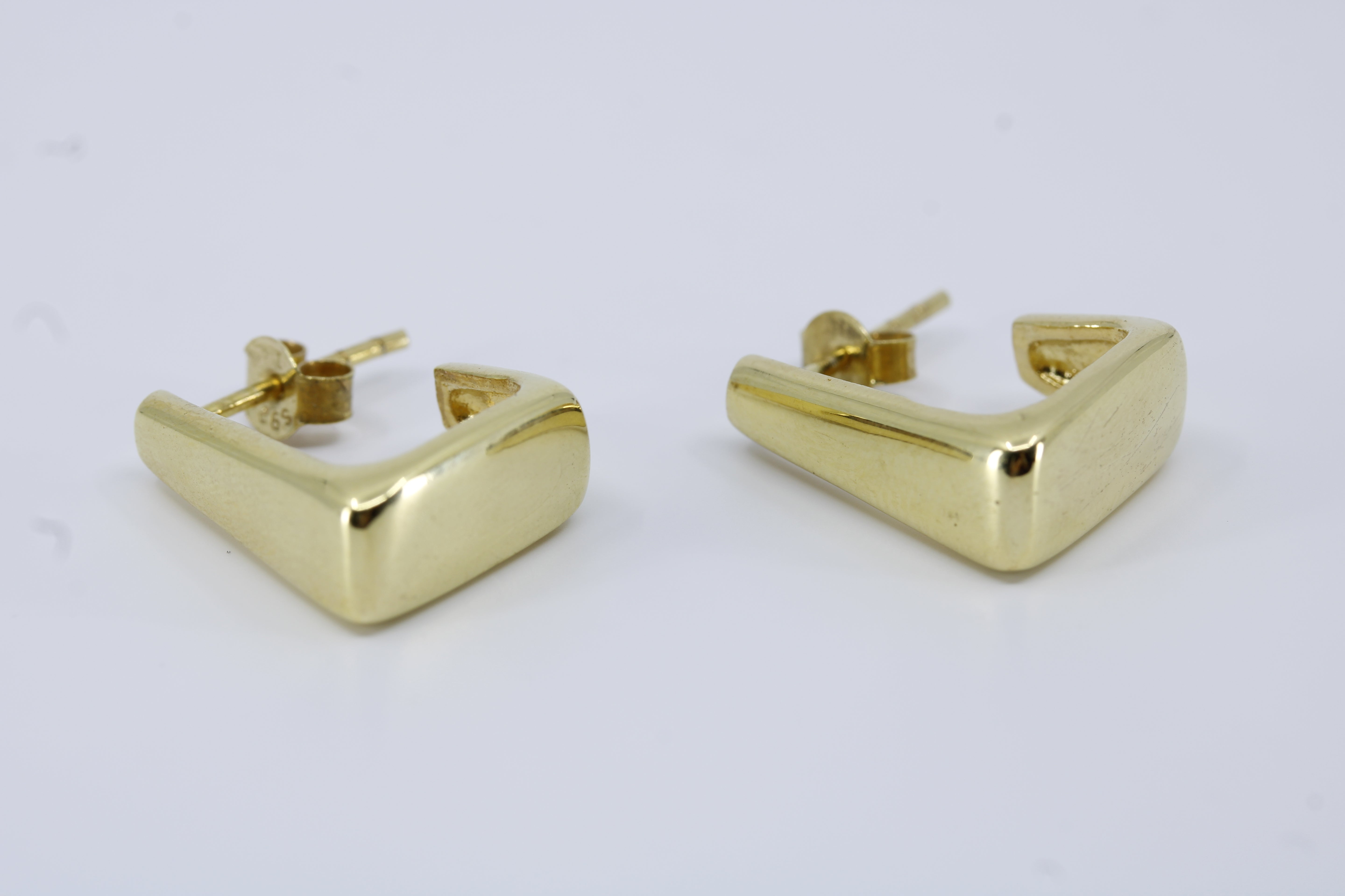 Linea 18K Gold Vermeil Square Hoop Earrings