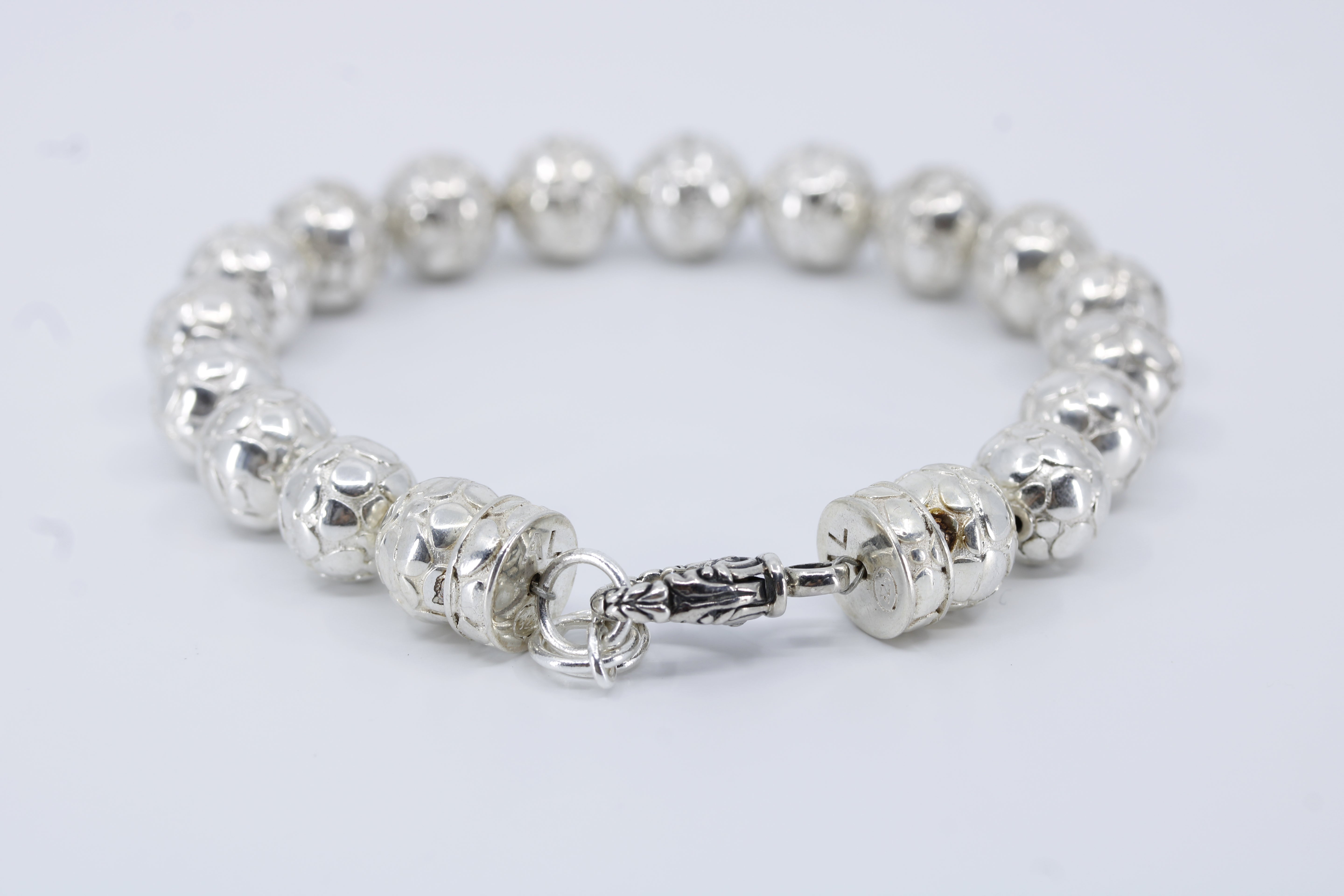 Monaco Polished Silver Bracelet
