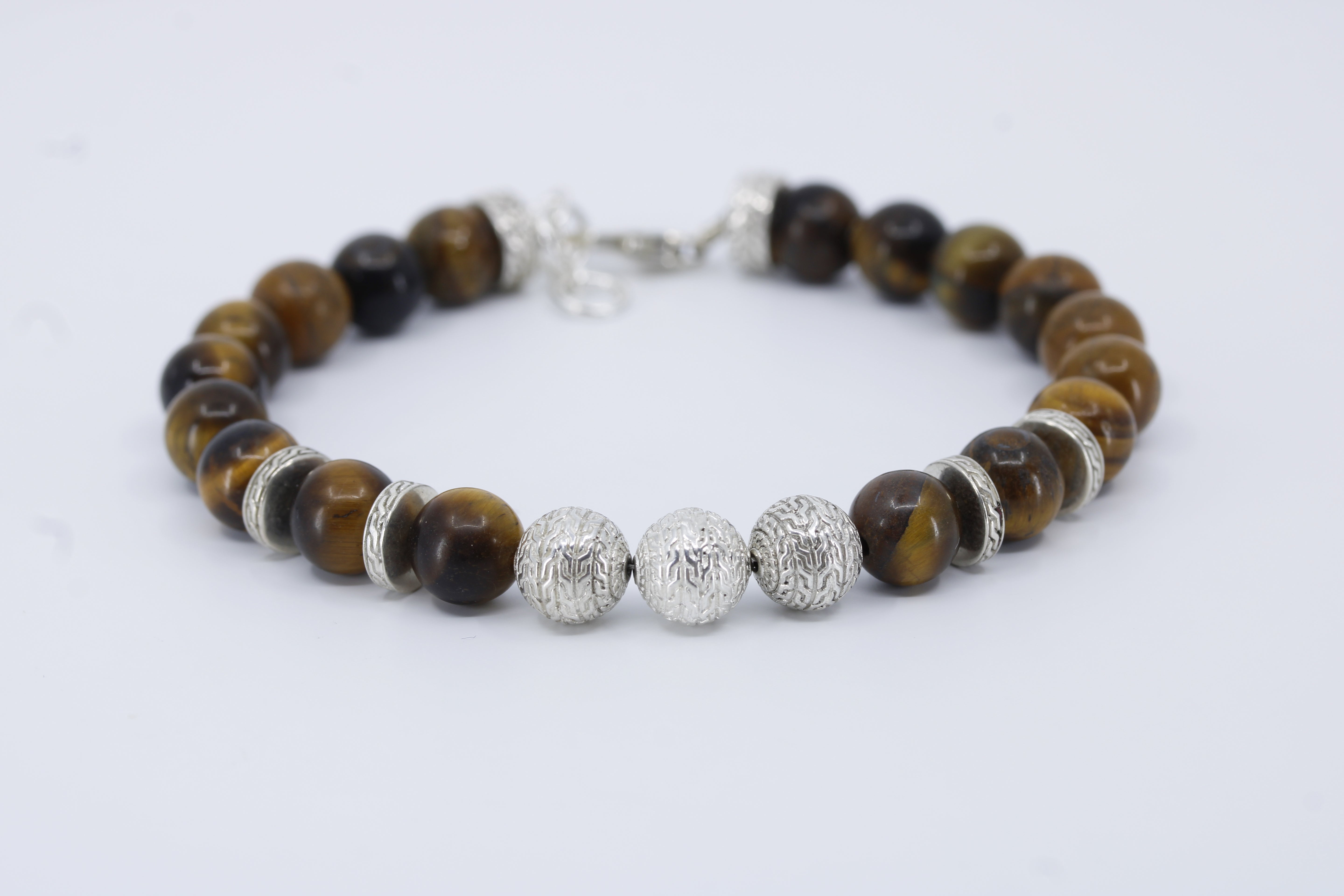 Monaco Tiger Eye Mixed Triple Bracelet