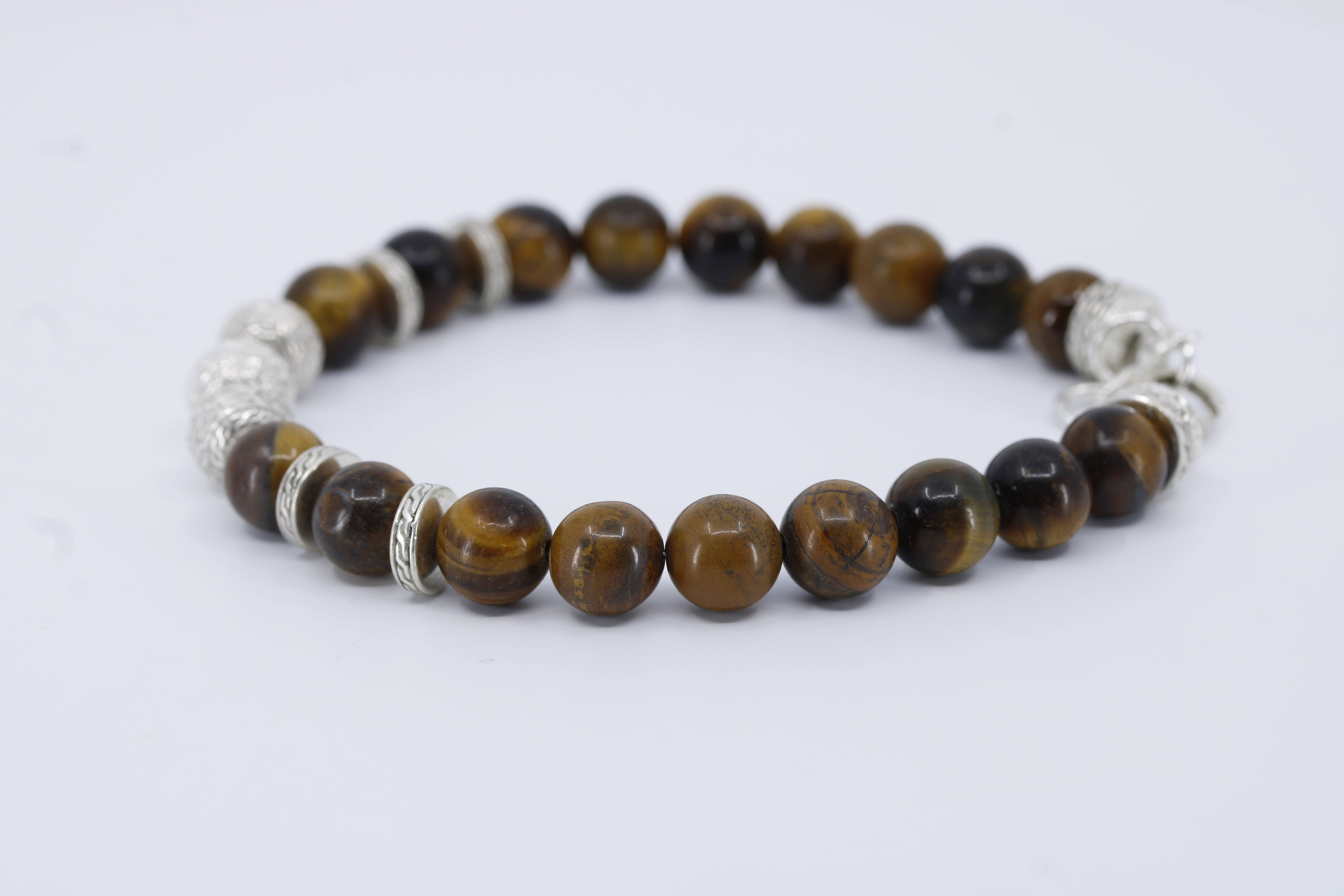 Monaco Tiger Eye Mixed Triple Bracelet