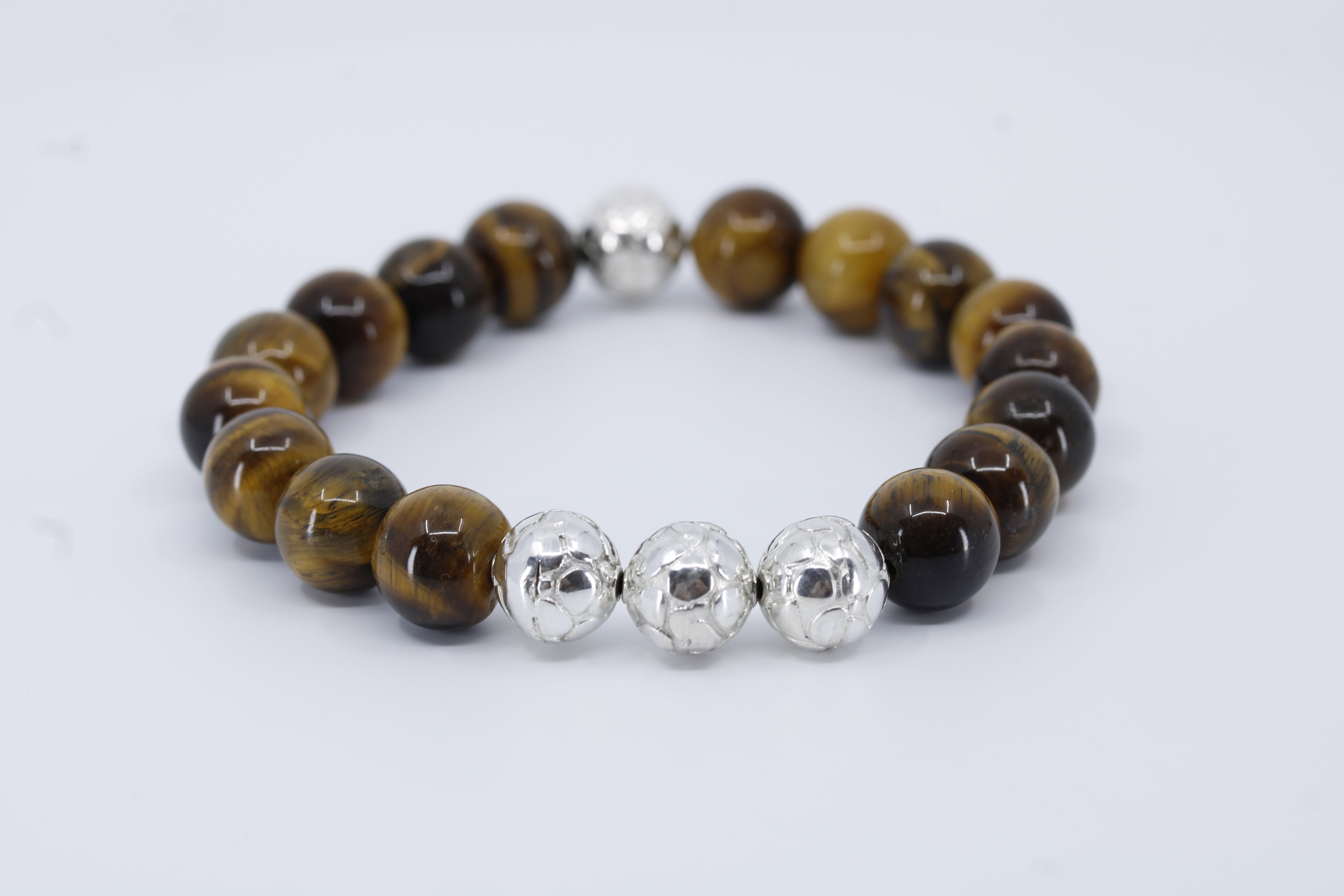 Monaco Tiger Eye Triple Bracelet