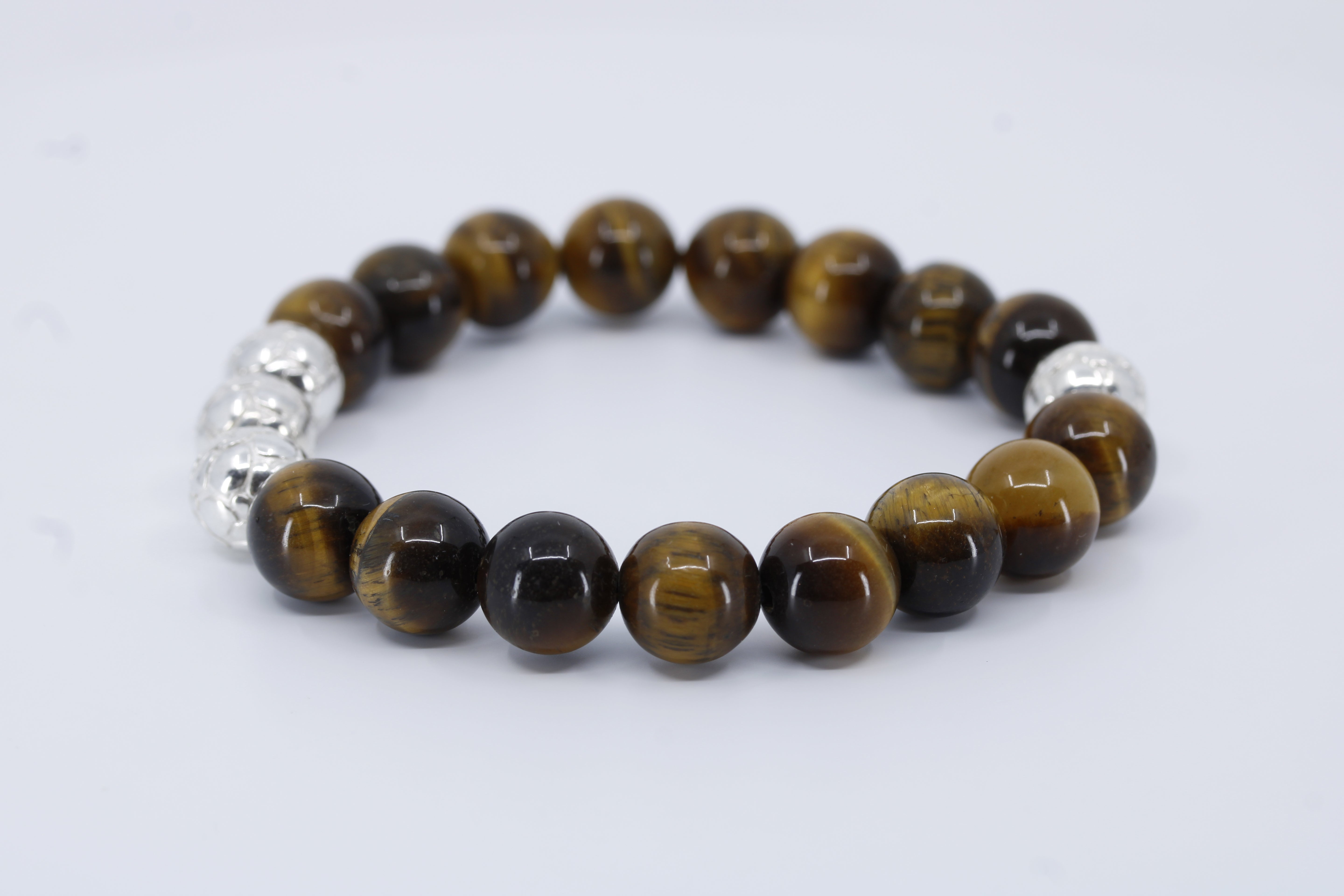 Monaco Tiger Eye Triple Bracelet