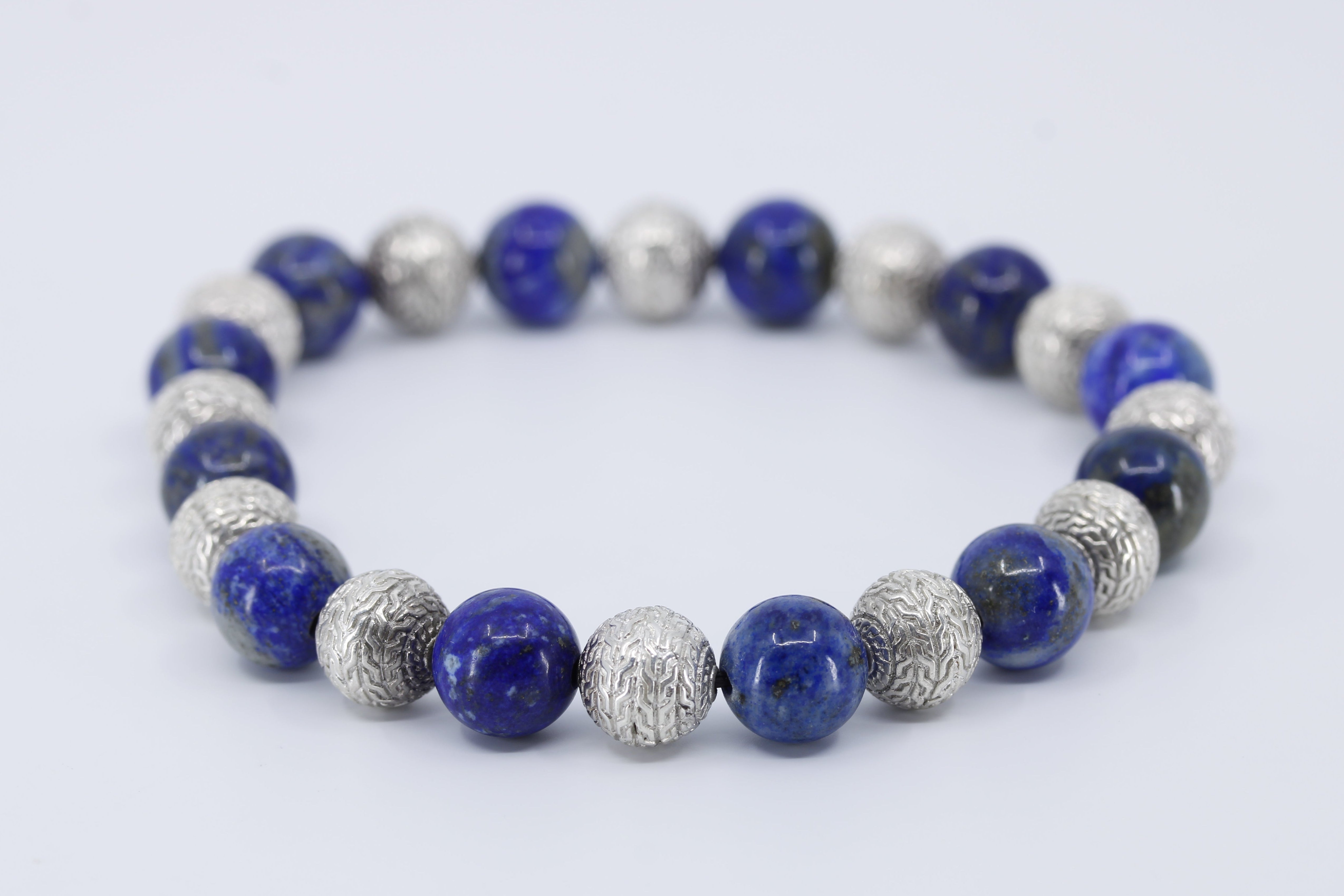 BOND Lapis Silver Mix Bracelet