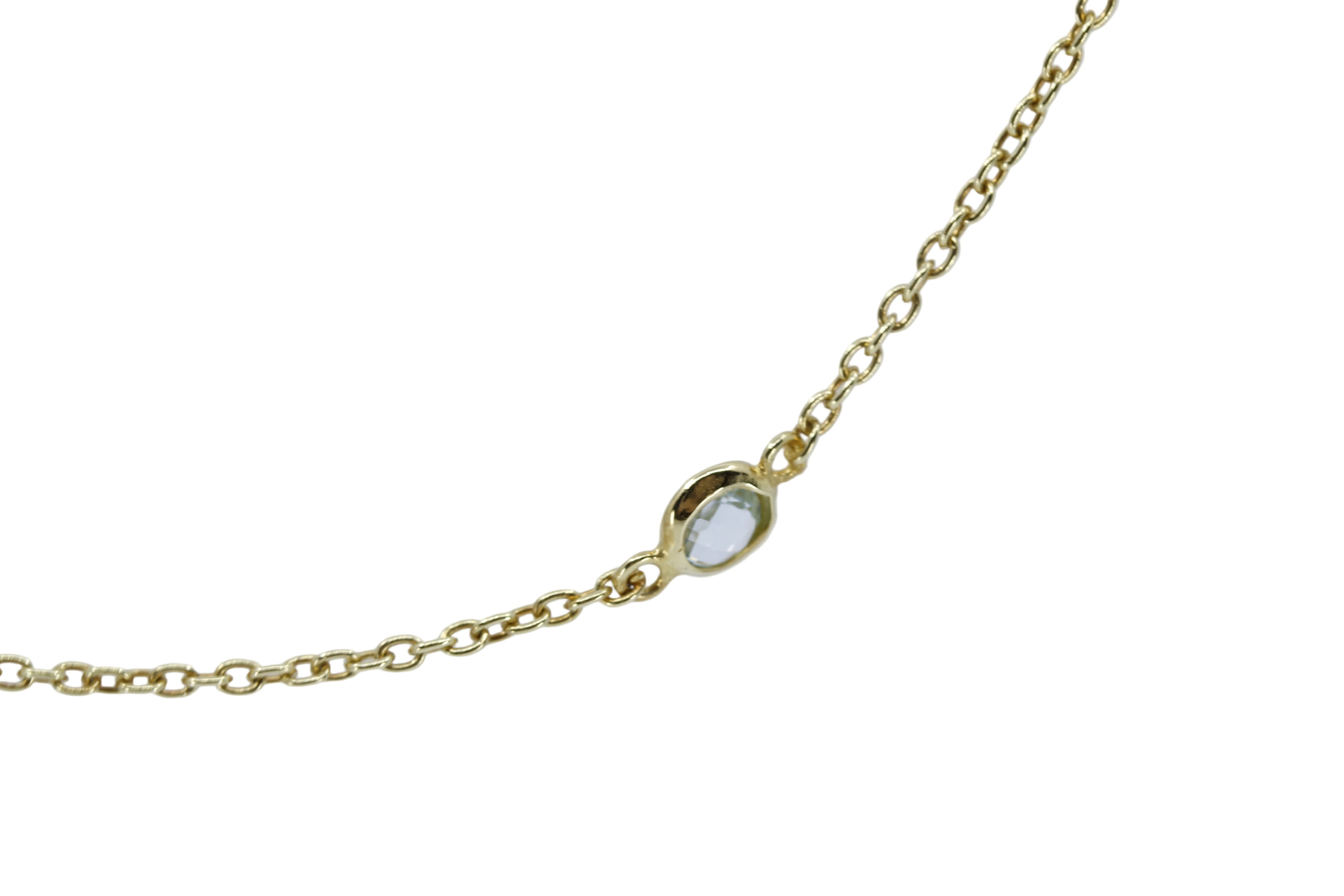 AURORA Single-Stone Station Necklace