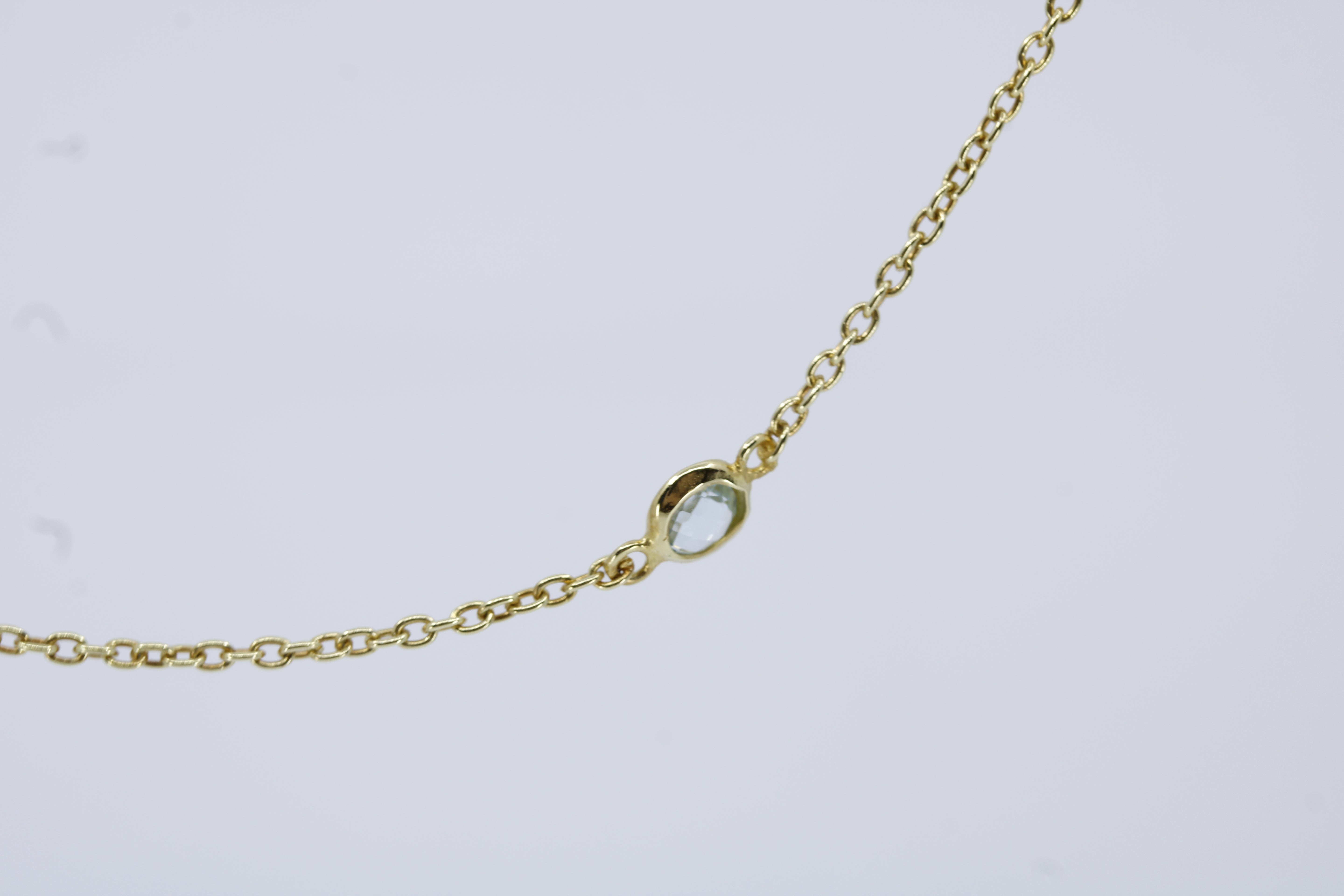 Luce Single-Stone Station Necklace