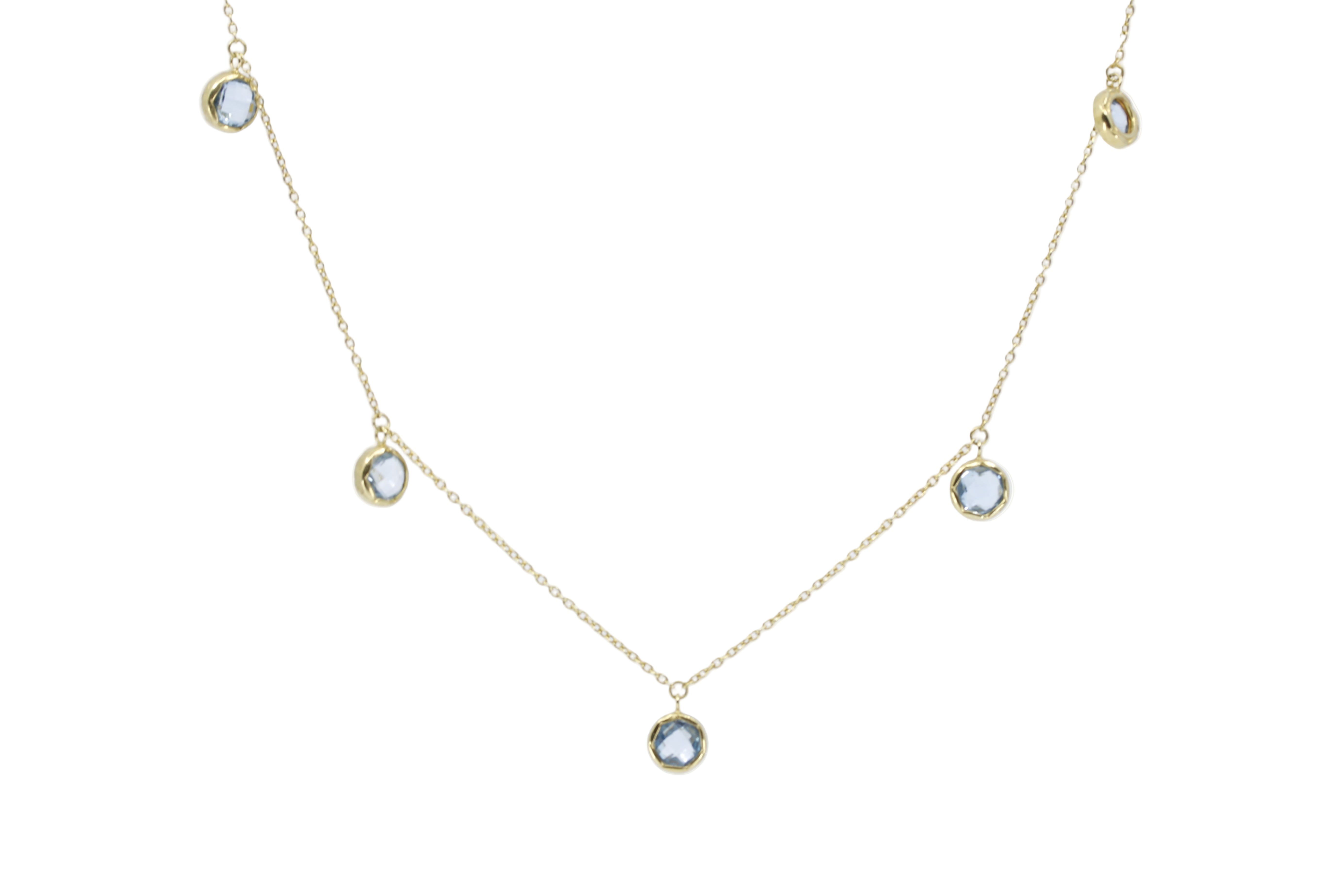 AURORA Single-Stone Drop Necklace