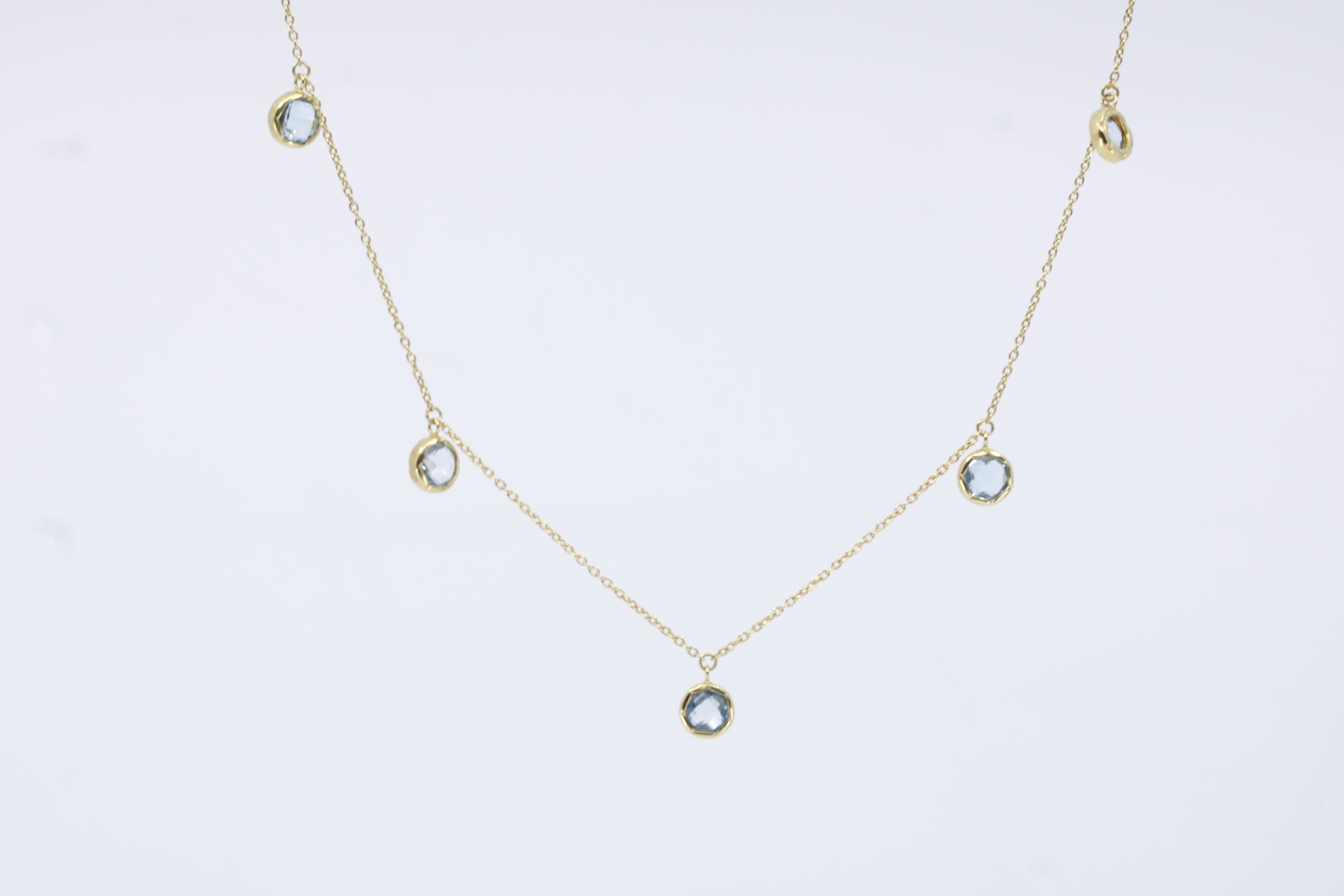 Luce Single-Stone Drop Necklace