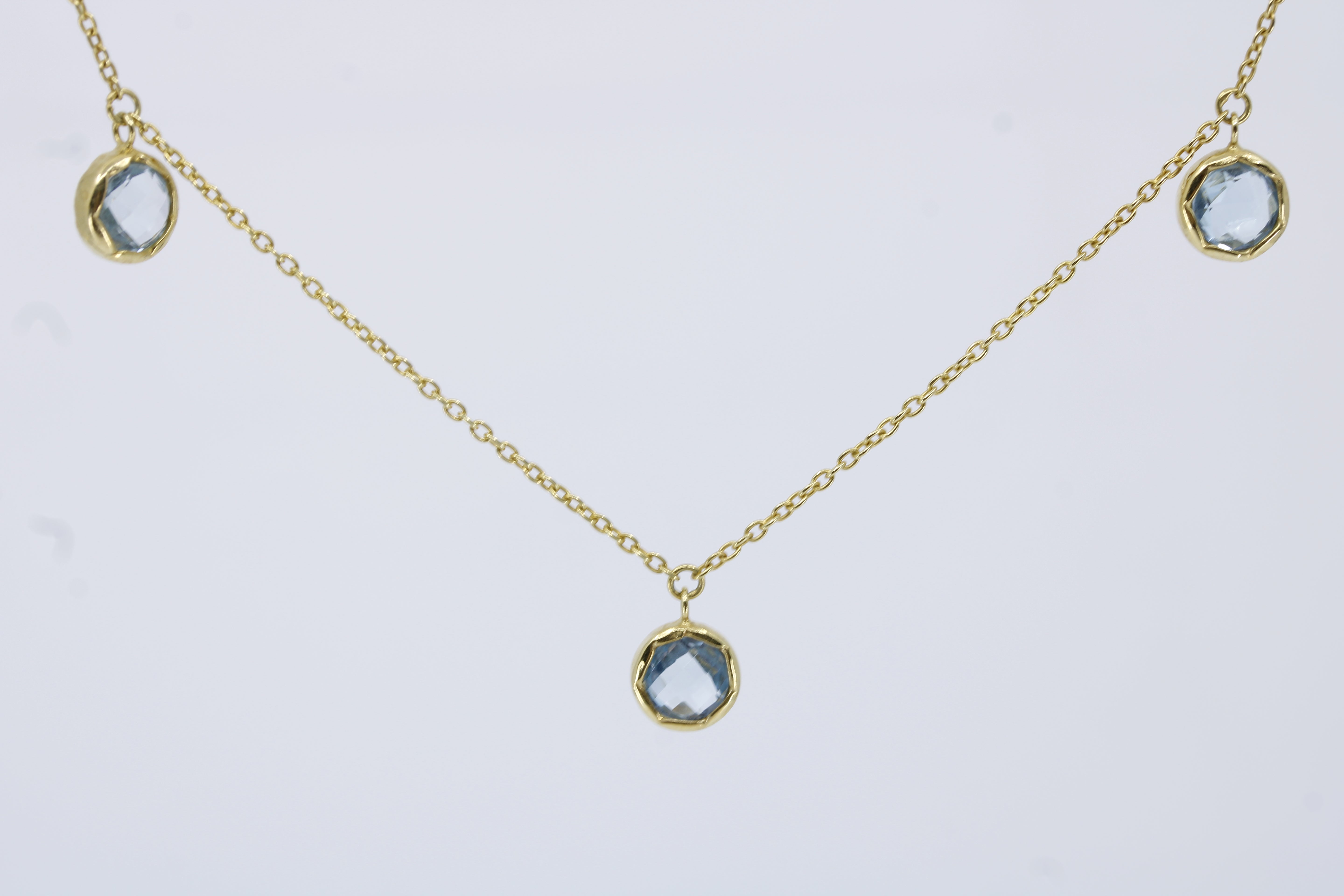 Luce Single-Stone Drop Necklace