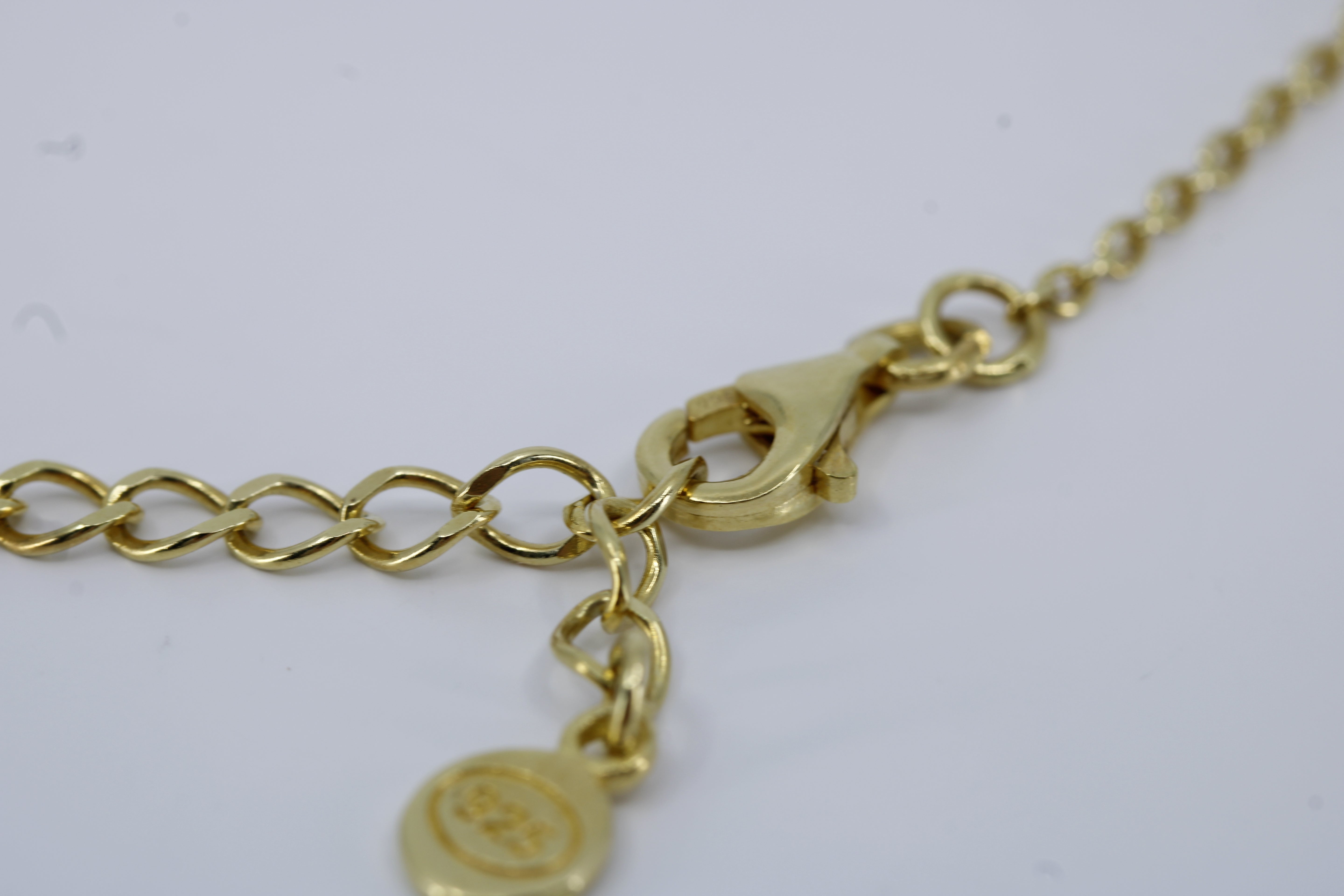 Luce 18K Gold Vermeil Drop Station Bracelet with Blue Topaz