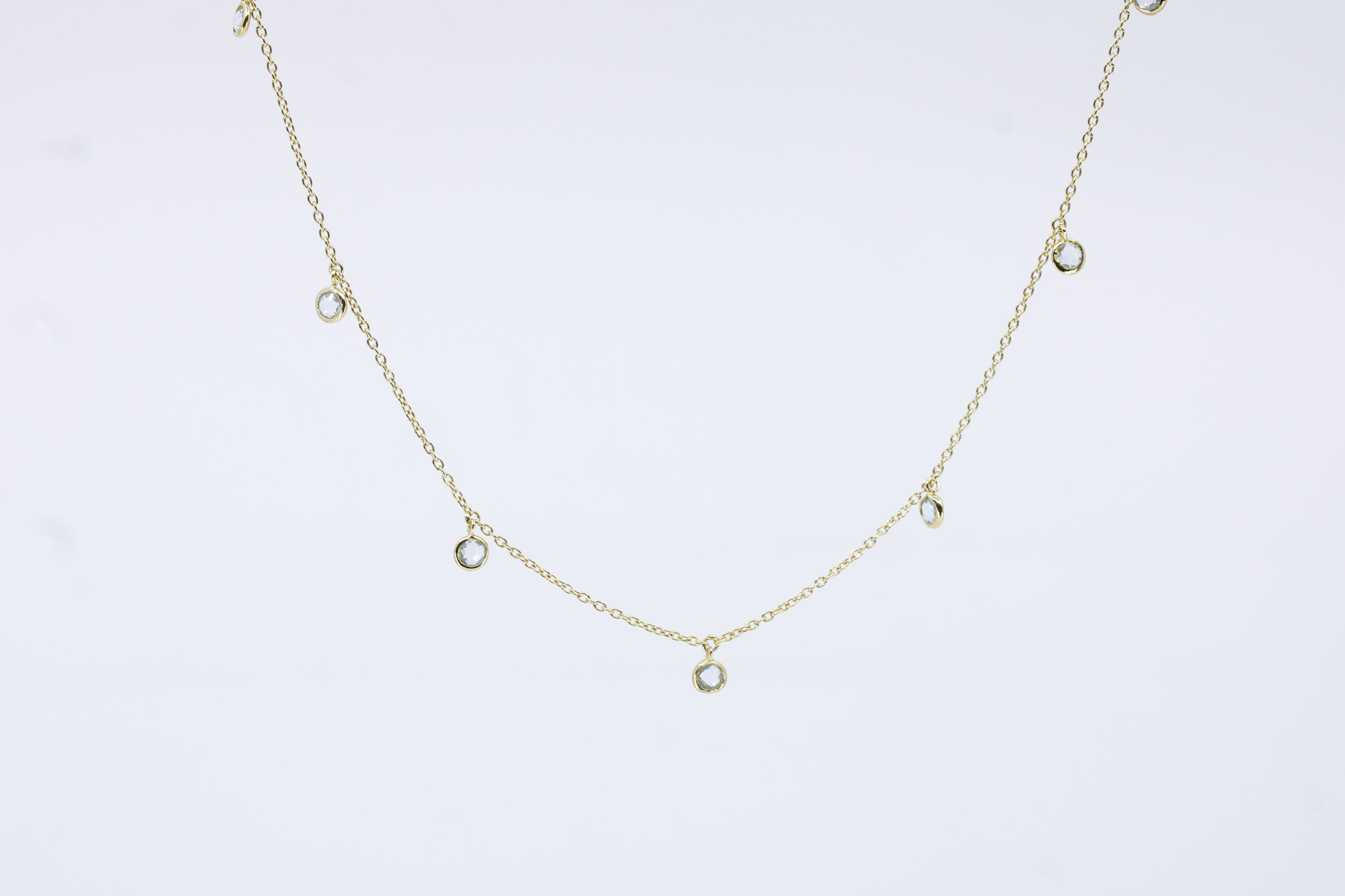 Luce Single-Stone Drop Necklace
