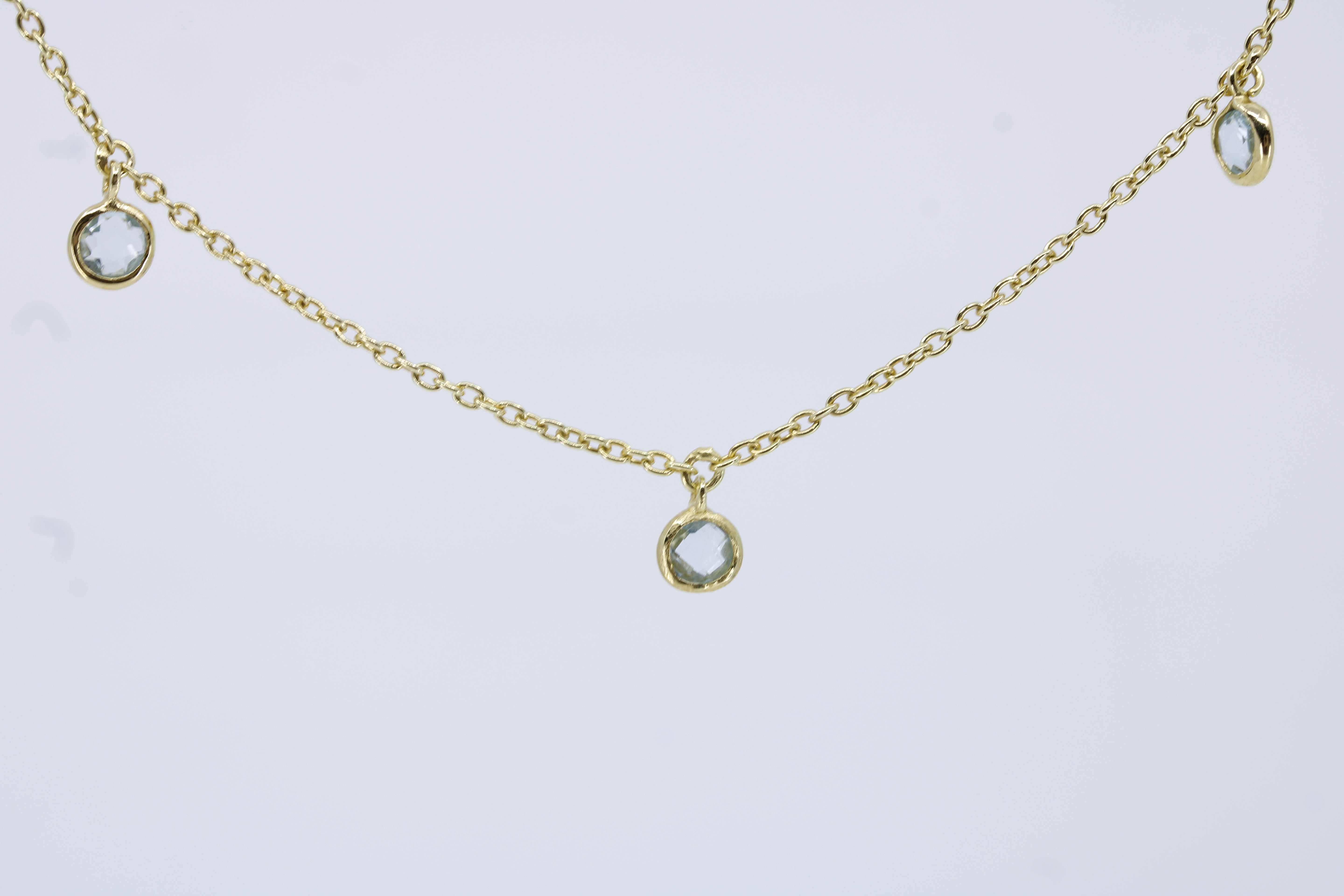 Luce Single-Stone Drop Necklace