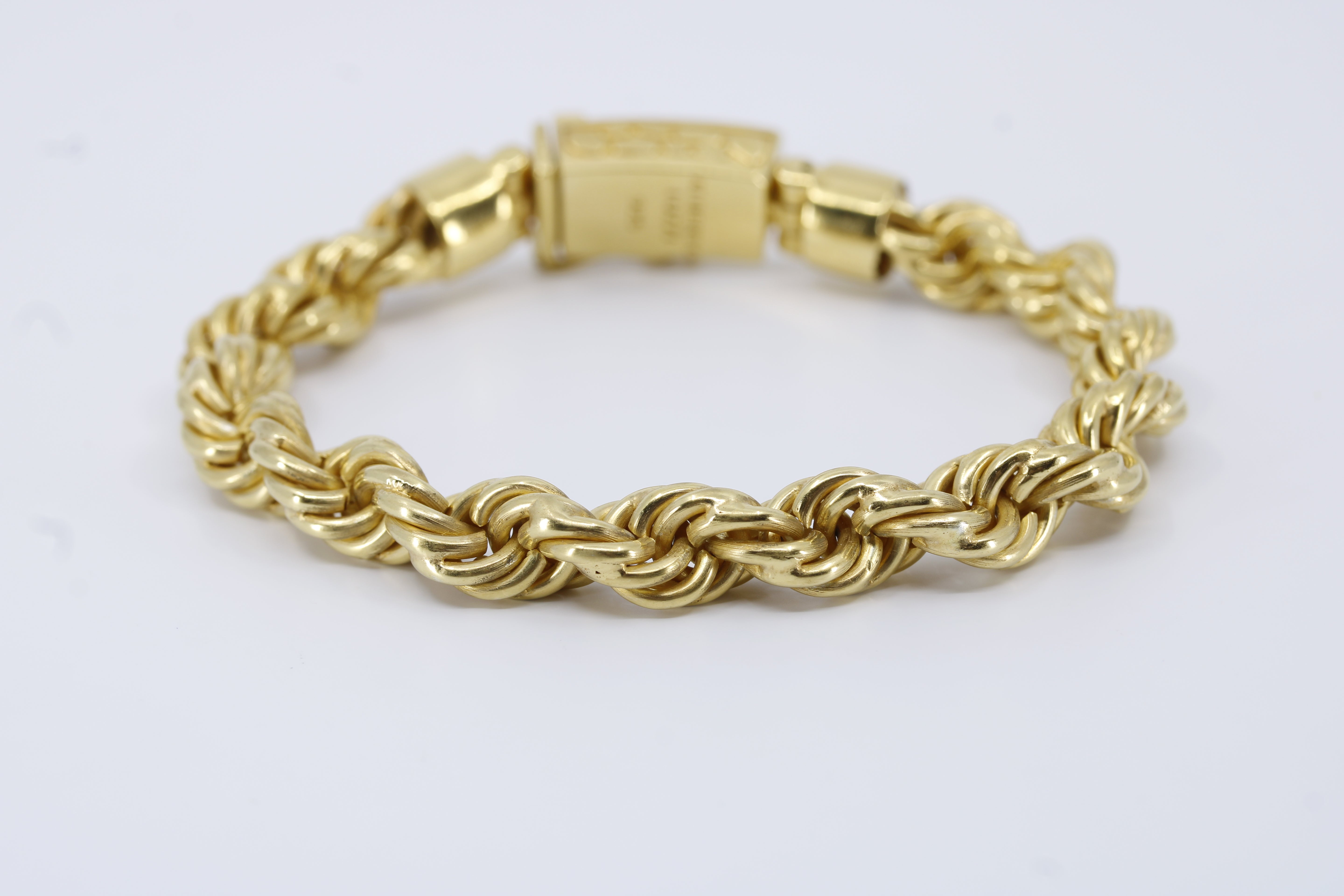 Casa Bali 18K Gold Vermeil Classic Rope Chain Bracelet