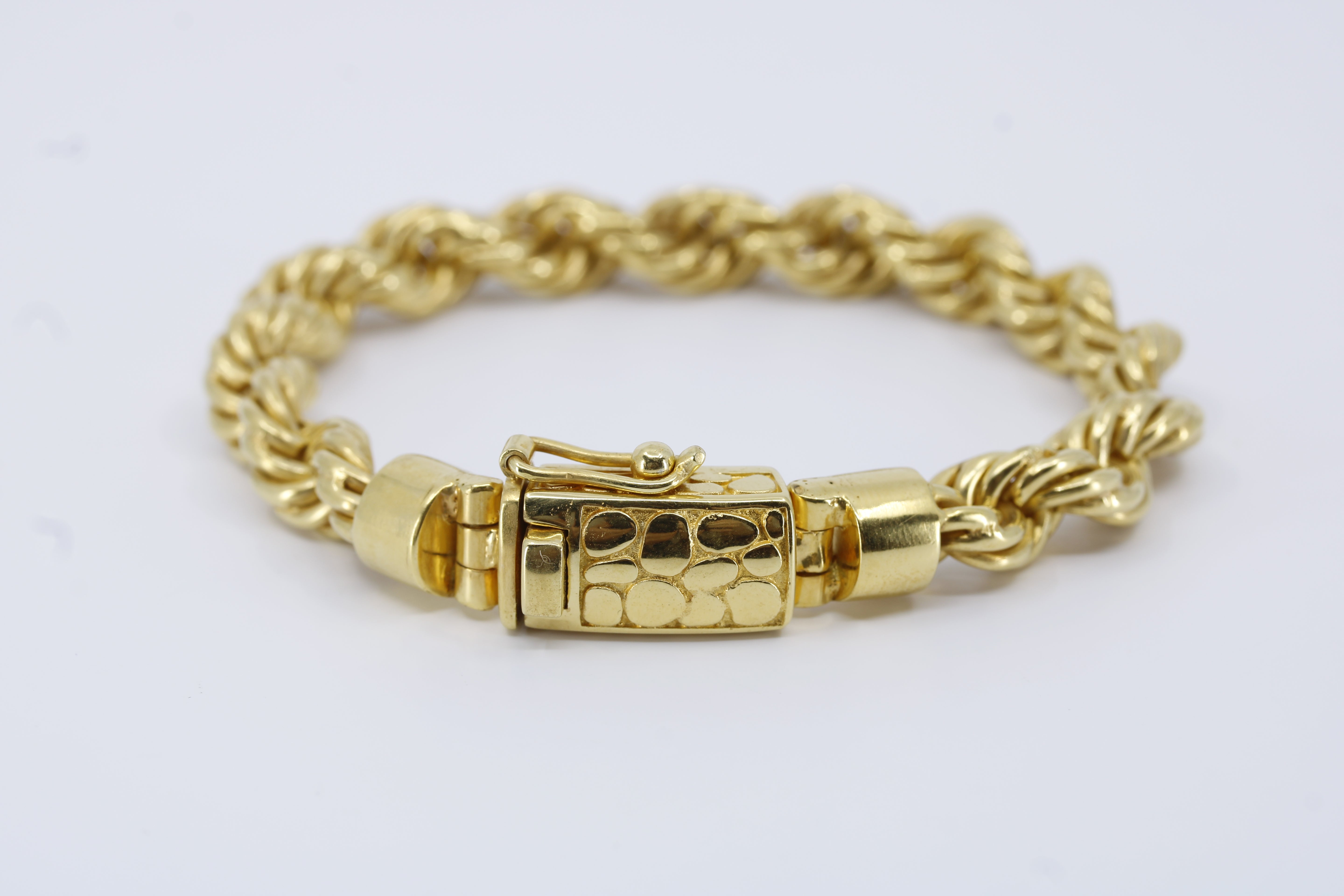 Casa Bali 18K Gold Vermeil Classic Rope Chain Bracelet