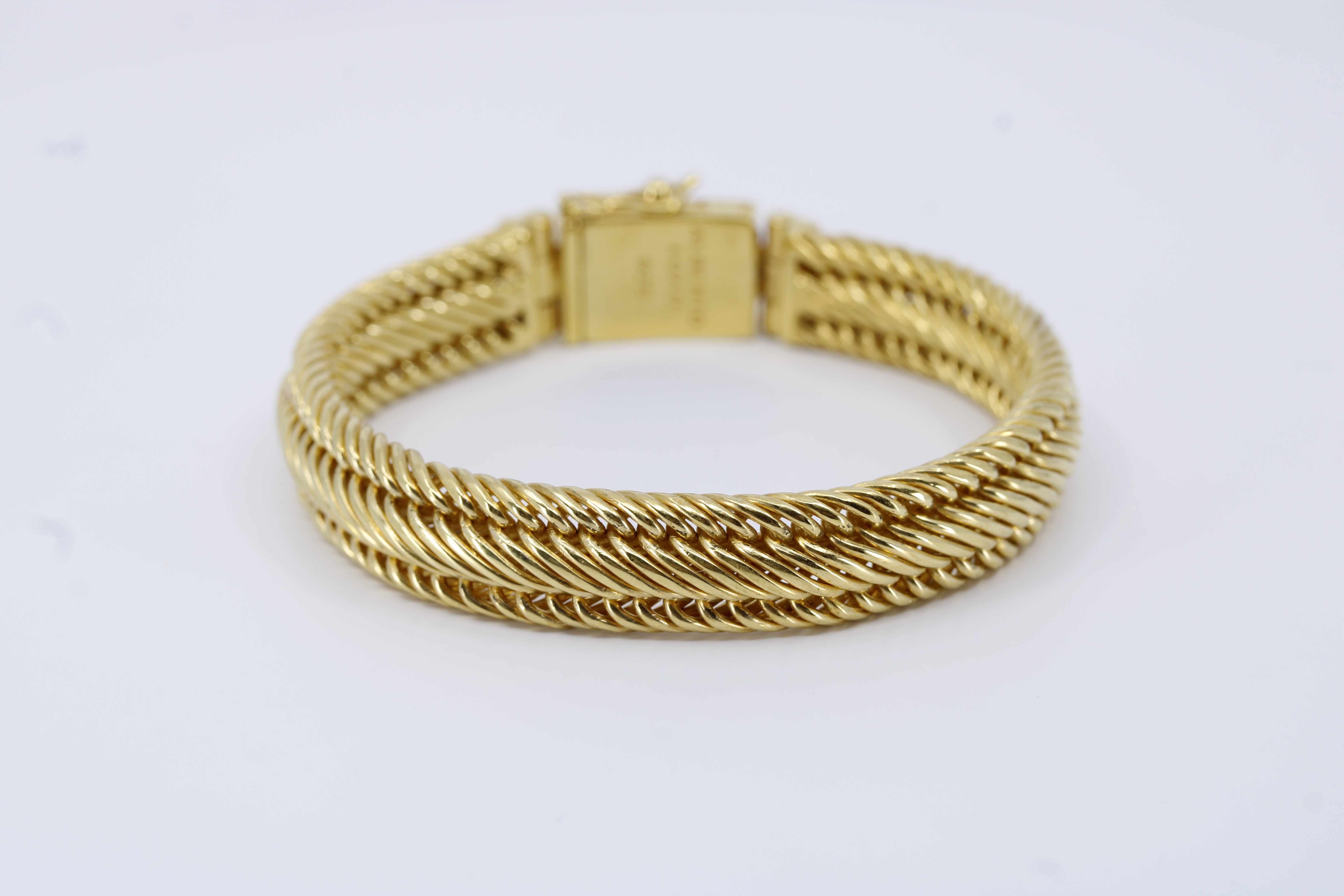 Casa Bali 18K Gold Vermeil Braided Wheat Link Bracelet