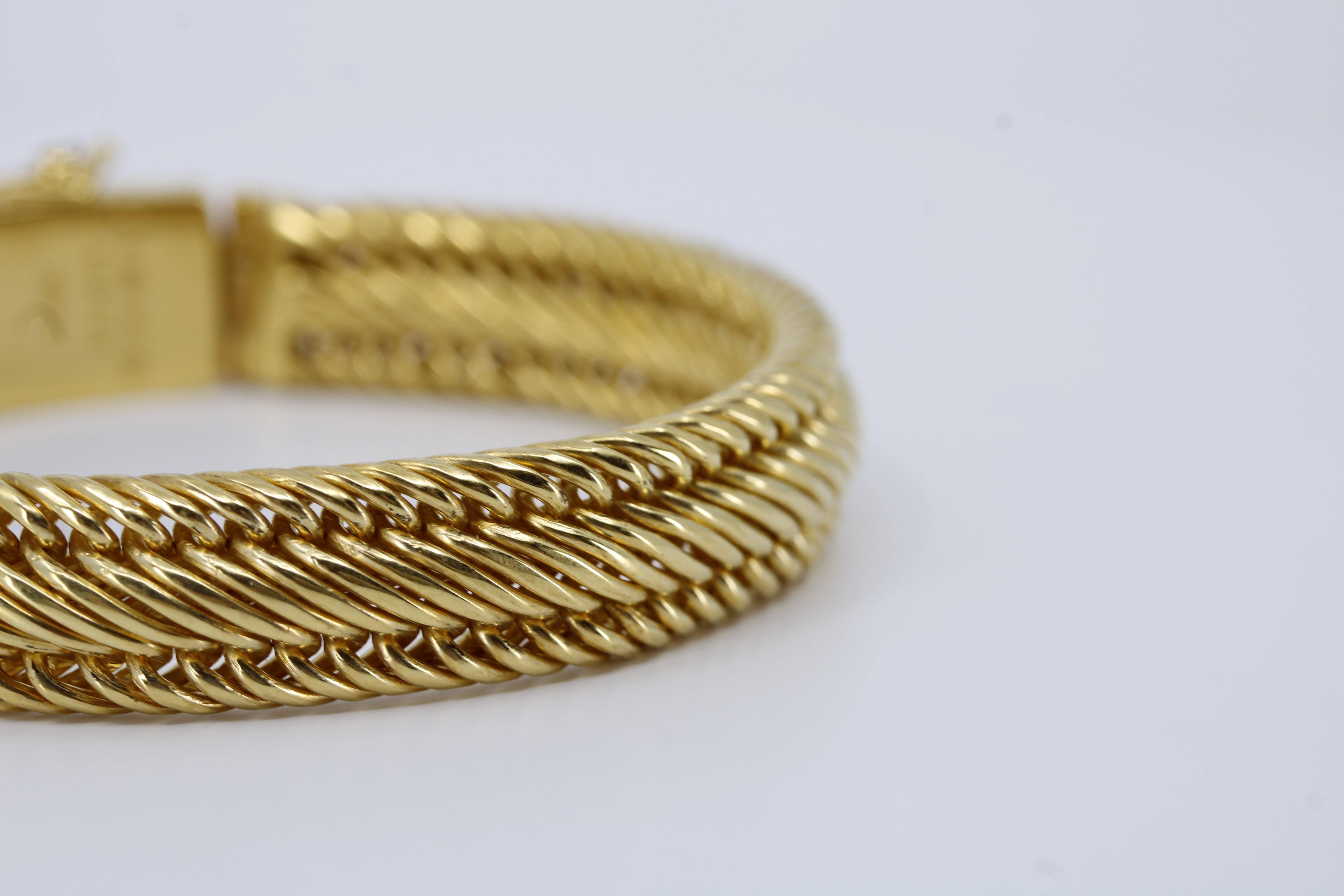 Casa Bali 18K Gold Vermeil Braided Wheat Link Bracelet