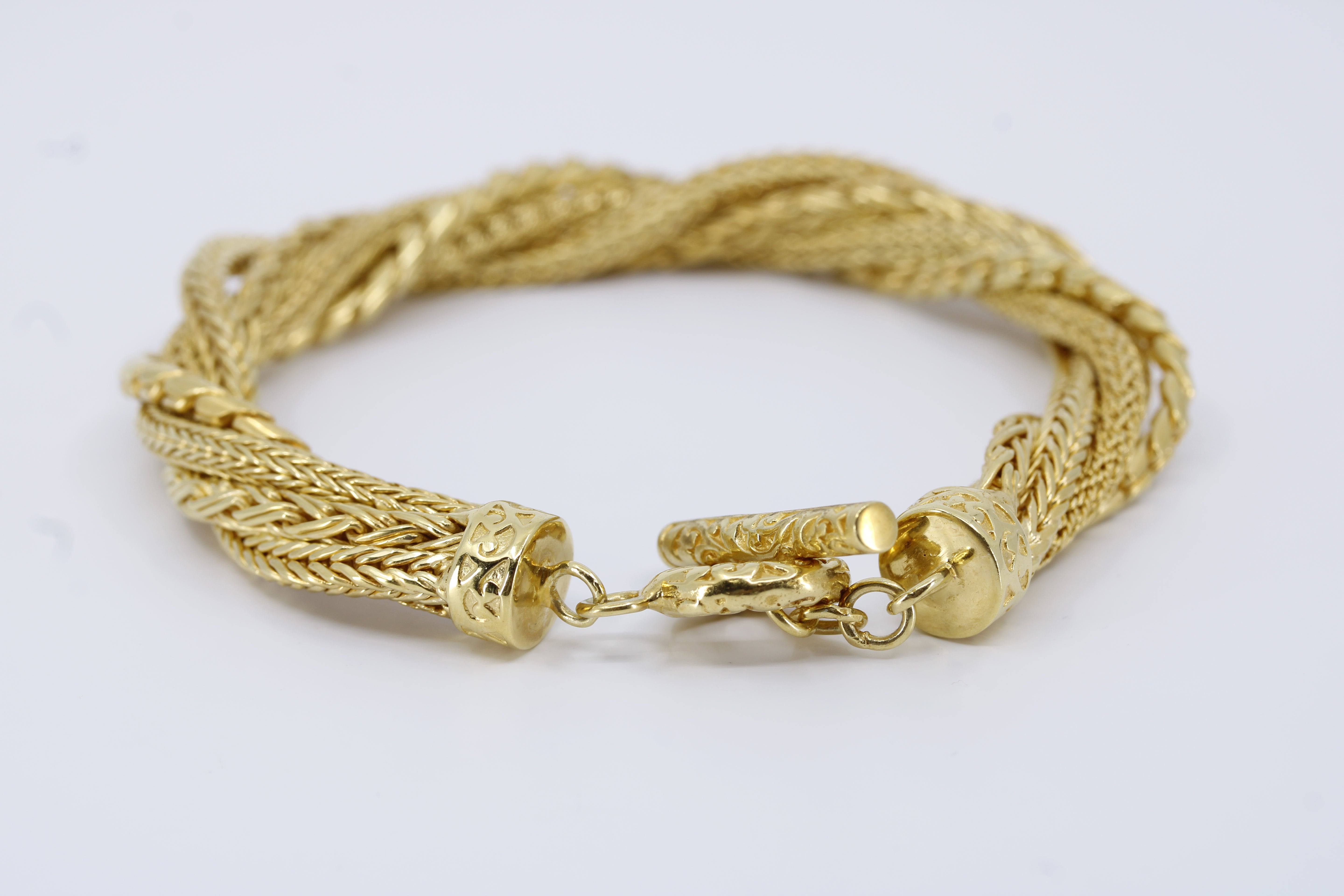 Casa Bali Rope Bracelet with Toggle Closure