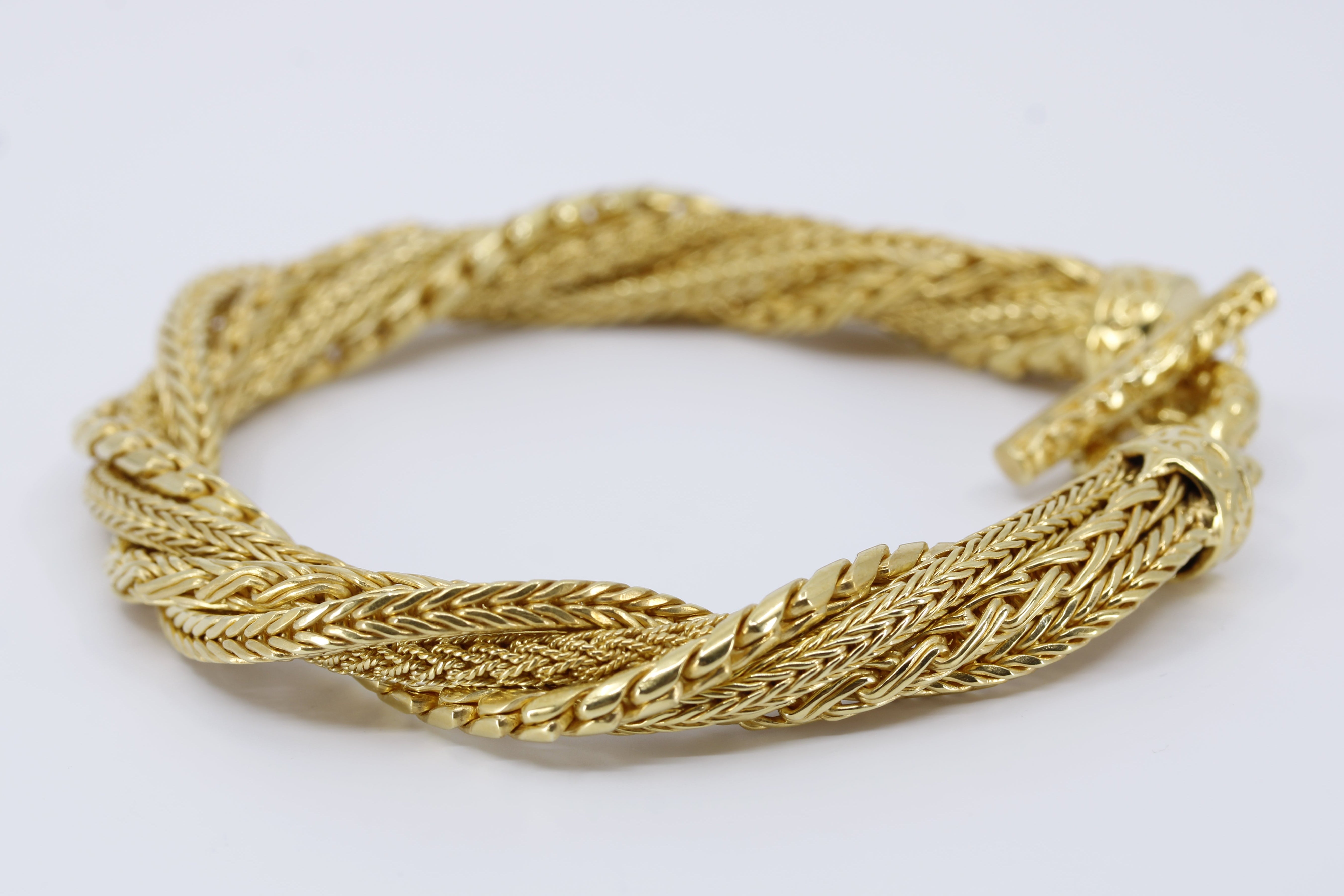 DALILA  Rope Bracelet with Toggle Closure