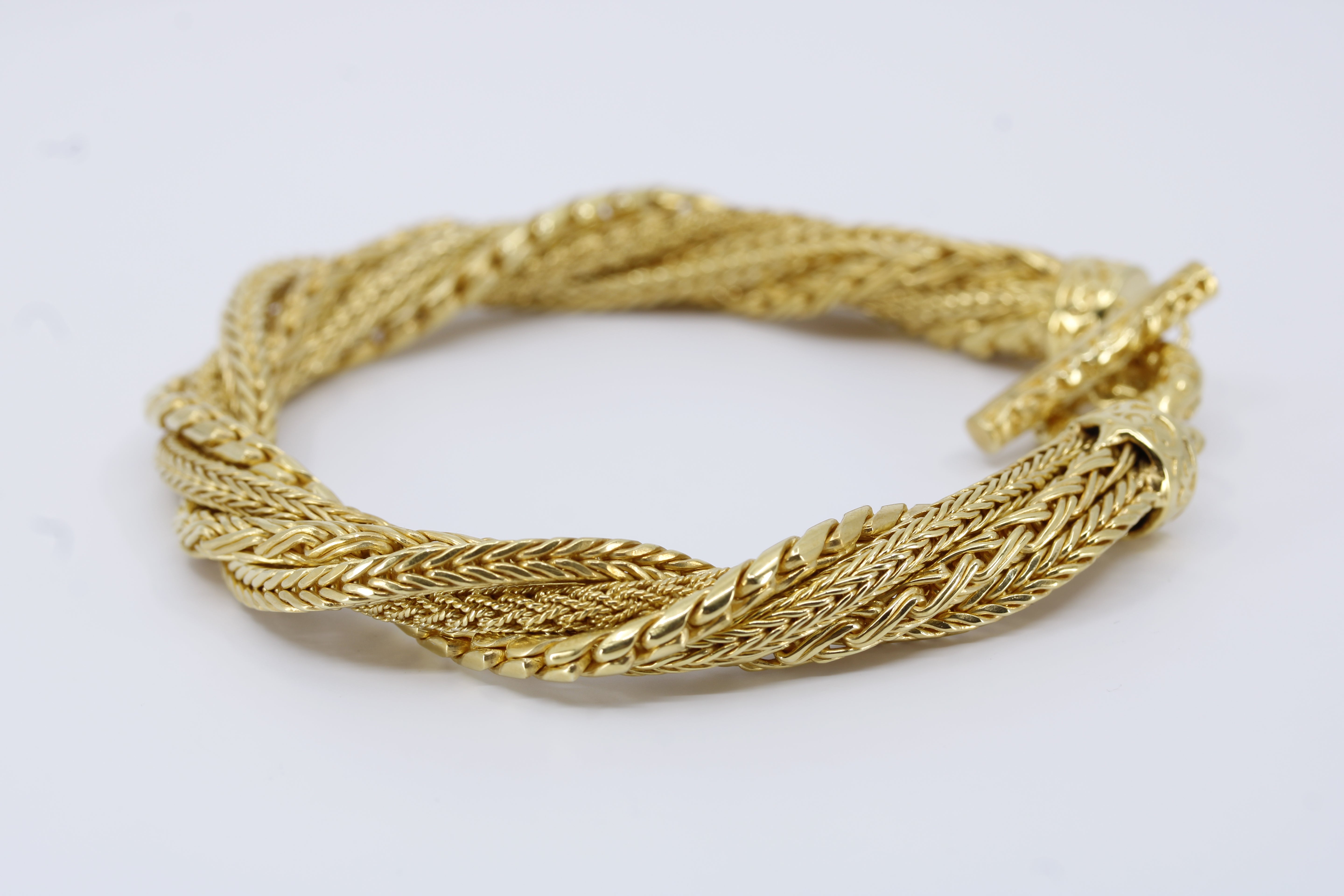 Casa Bali Rope Bracelet with Toggle Closure