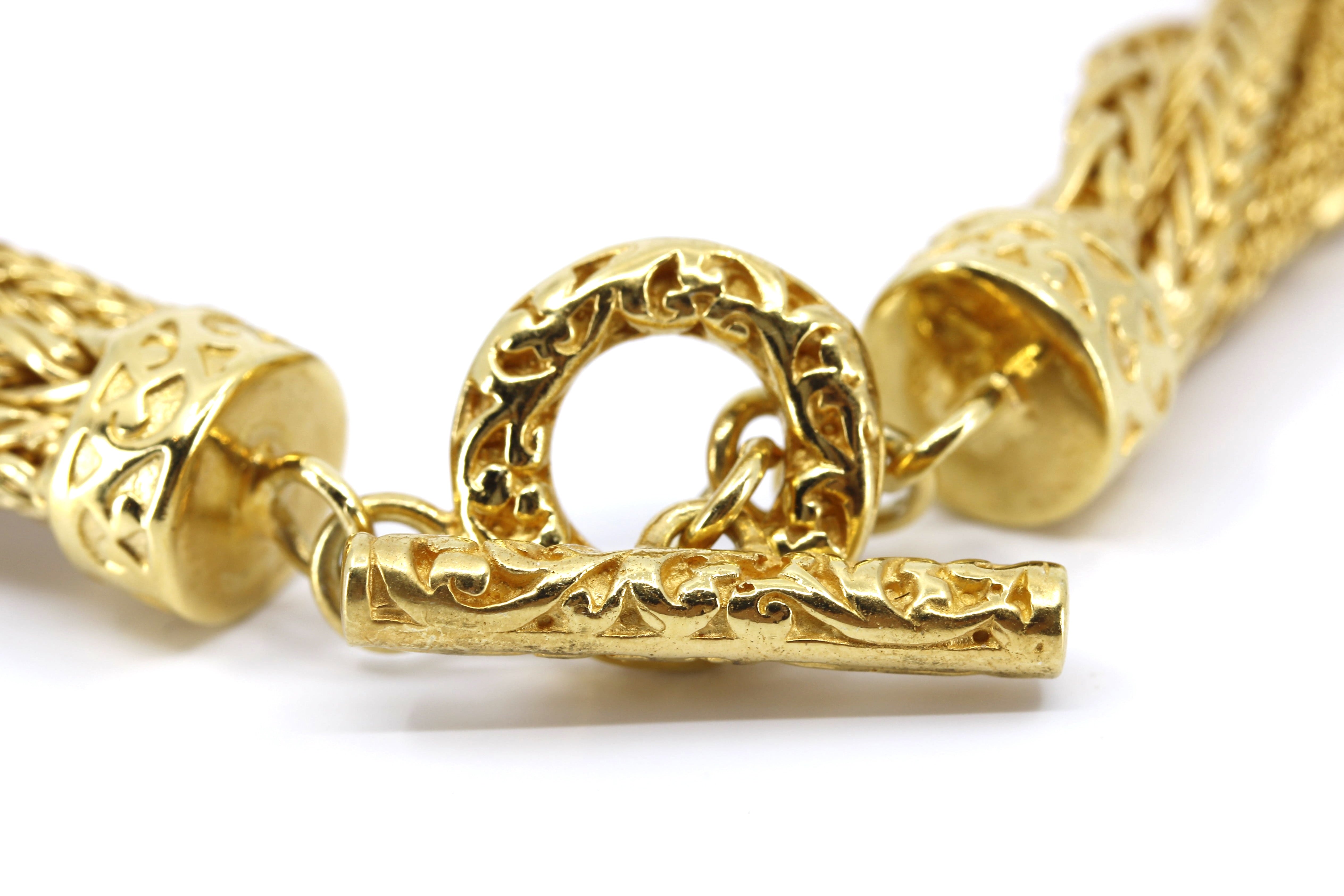 DALILA  Rope Bracelet with Toggle Closure